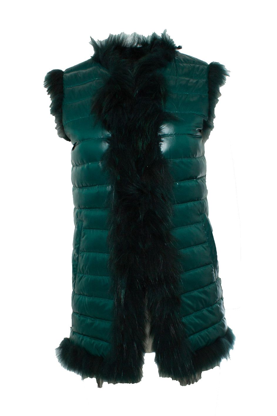 Moncler Moncler, reversible fur vest Size S / US 4 / IT 40 - 1 Thumbnail