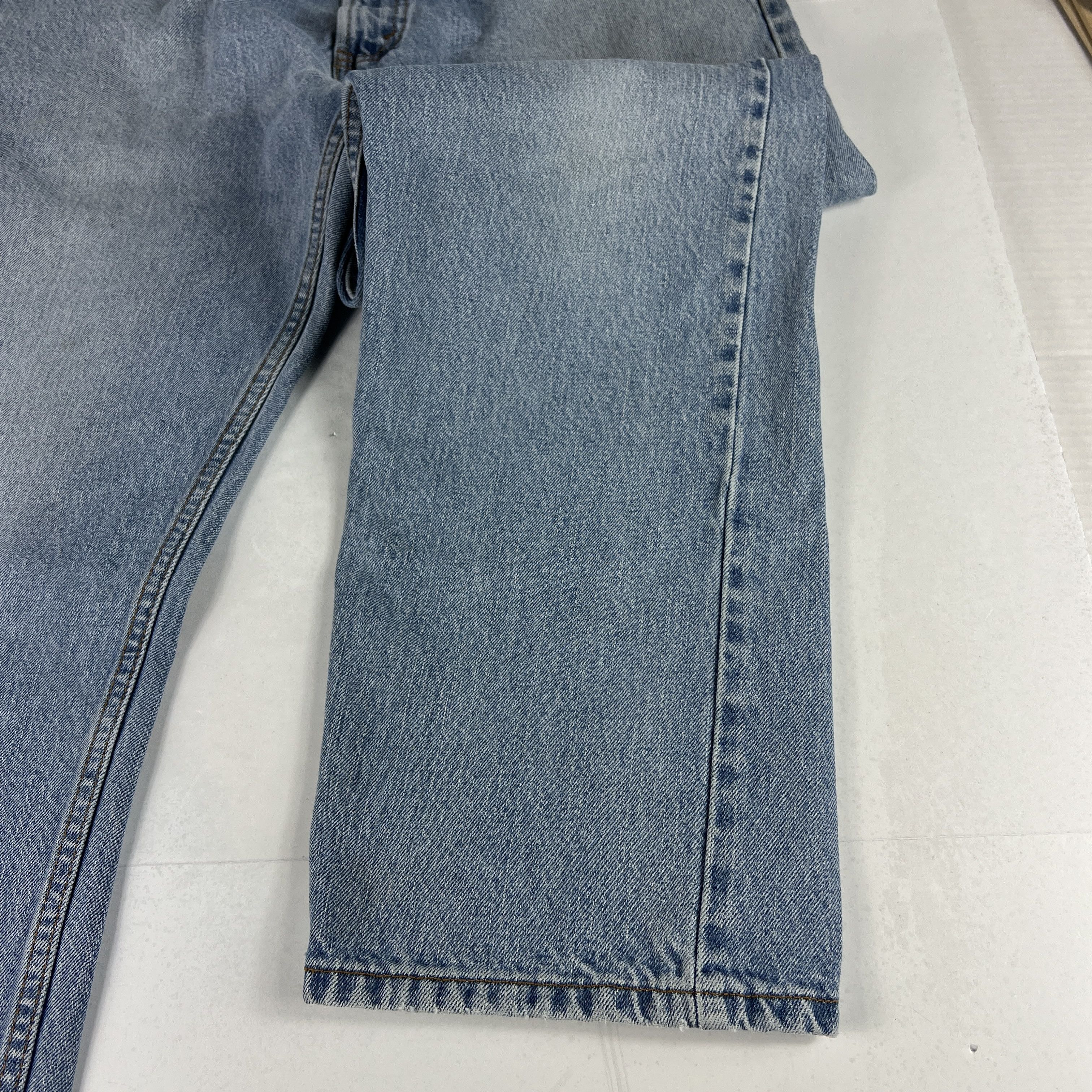 Levi's × Vintage Y2K Levi's Jeans 505 Straight Blue Faded Cotton Denim Size US 34 / EU 50 - 5 Thumbnail