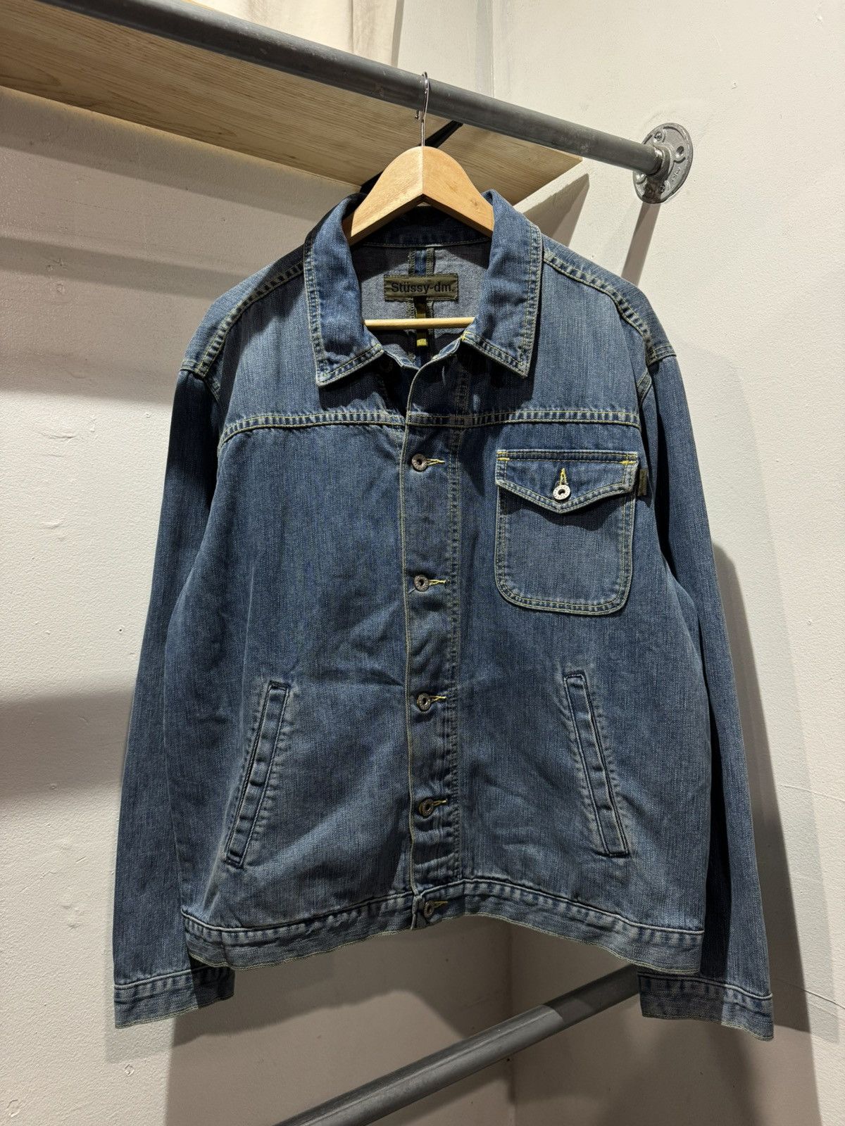 Stussy Stussy Trucker Jacket Denim (Leopard) | Grailed