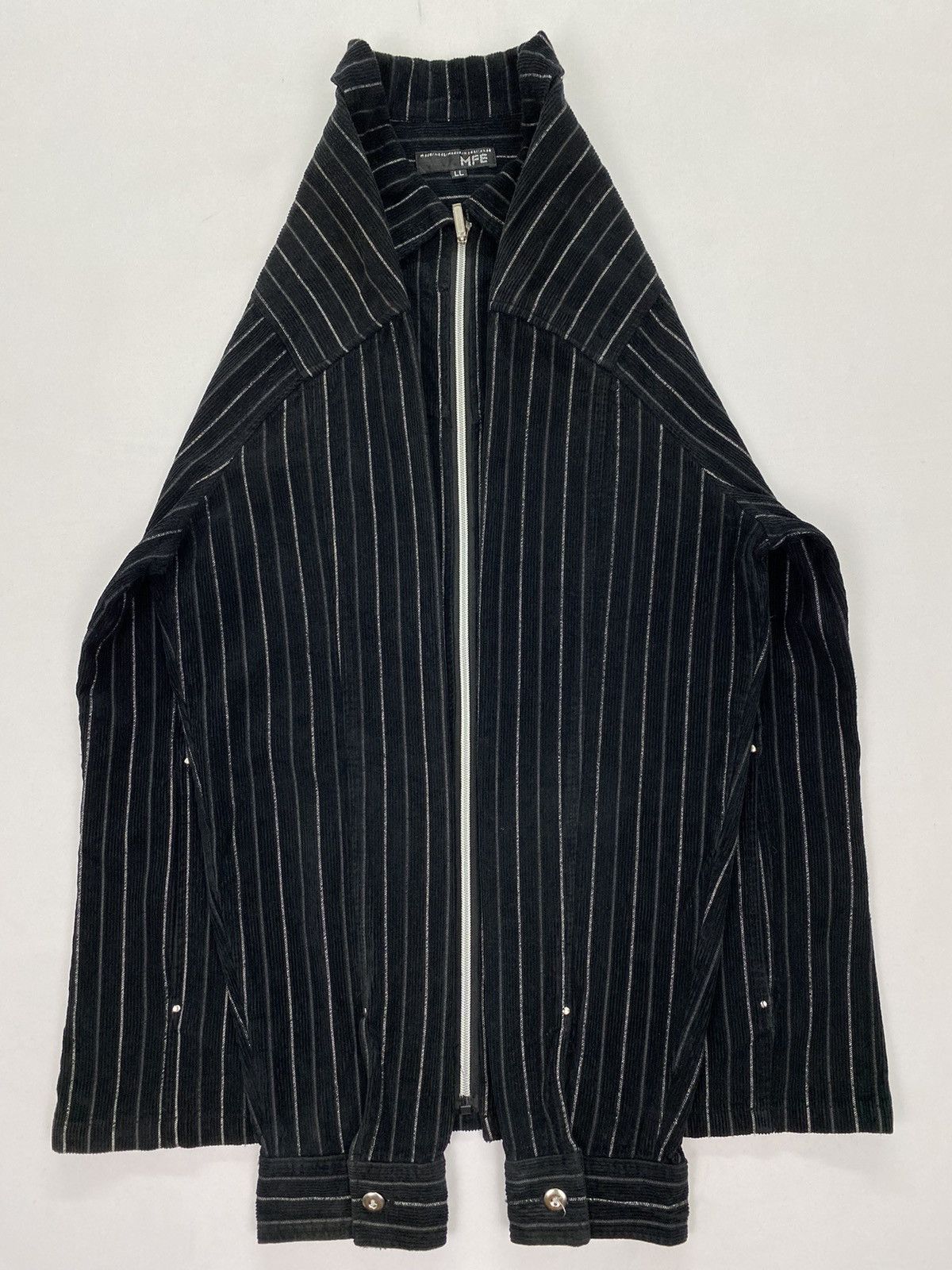Japanese Brand MFE Stripes Corduroy Jacket Size US M / EU 48-50 / 2 - 5 Thumbnail