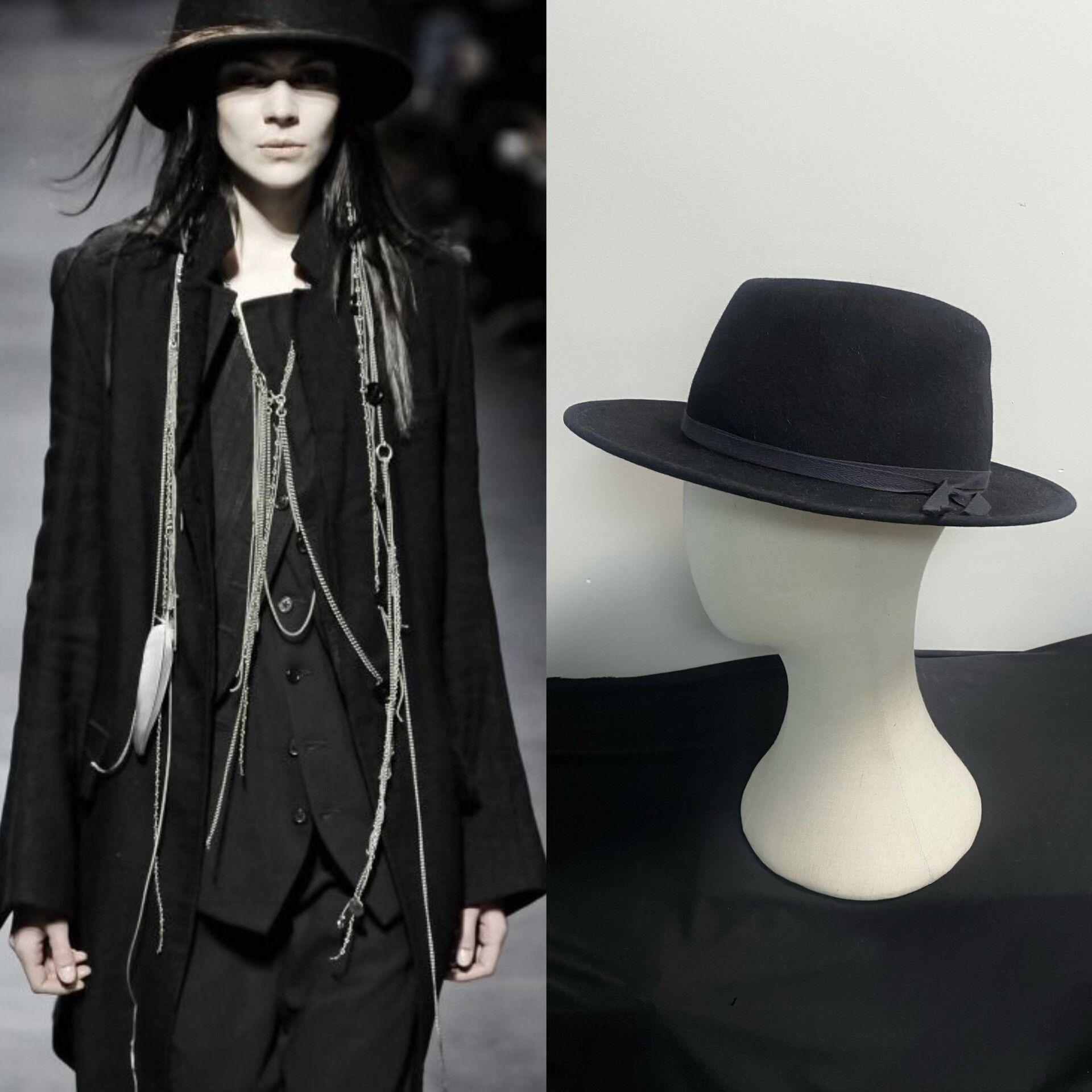 m*e様 希少レア　ANN DEMEULEMEESTER 　レザーヘッドバンド Ann Demeulemeester Ann Demeulemeester SS2010 leather headband