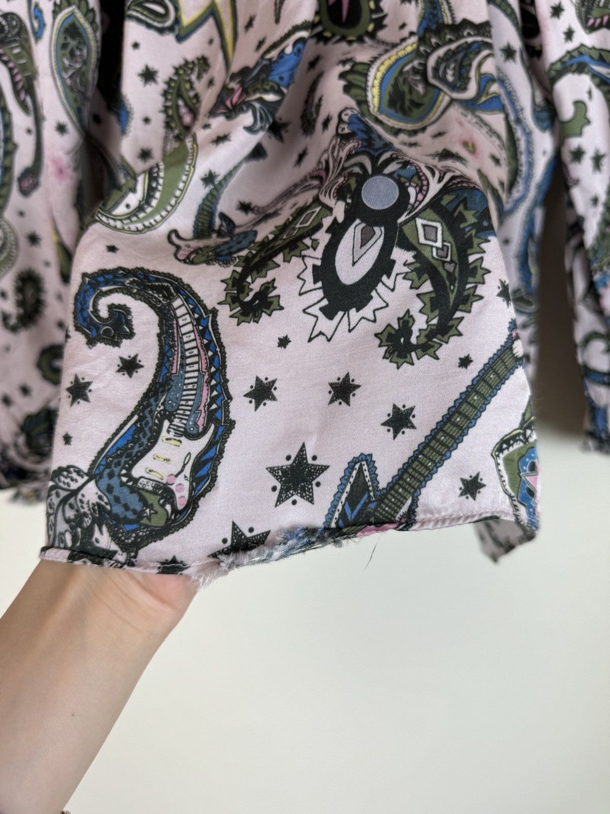 Zadig & Voltaire Zadig Voltaire voluminous balloon sleeve blouse paisley Etro Size S / US 4 / IT 40 - 15 Thumbnail