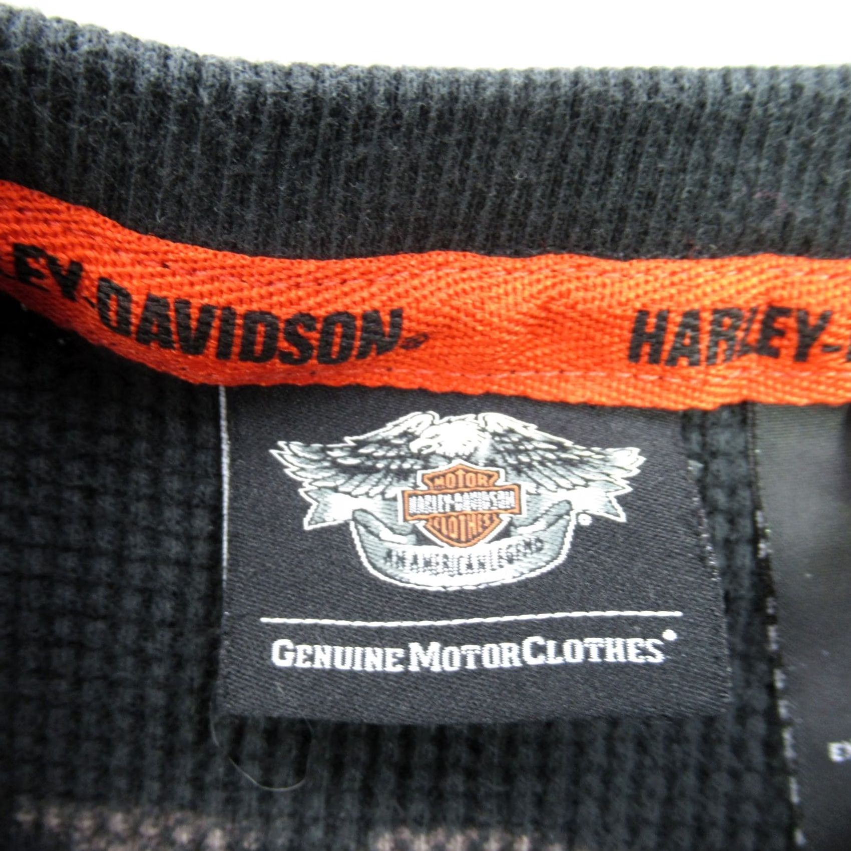 Harley Davidson Harley-Davidson Sweatshirt Mens Large Long Sleeve Henley Crew Neck Black Size US L / EU 52-54 / 3 - 4 Thumbnail