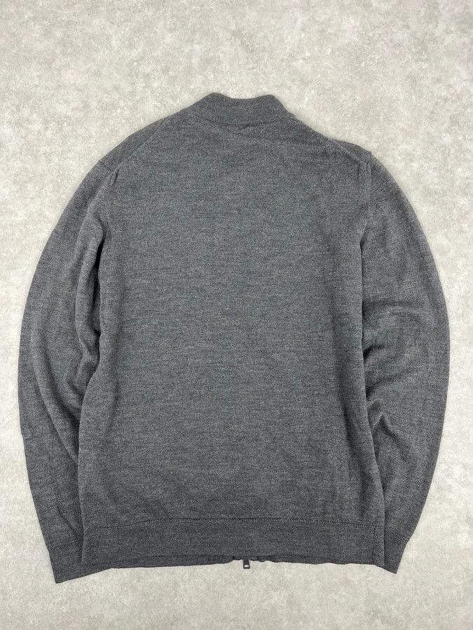 Gucci AW2010 Gucci Dark Grey Wool Embroidered Logo Zip-up Sweater Size US M / EU 48-50 / 2 - 6 Thumbnail