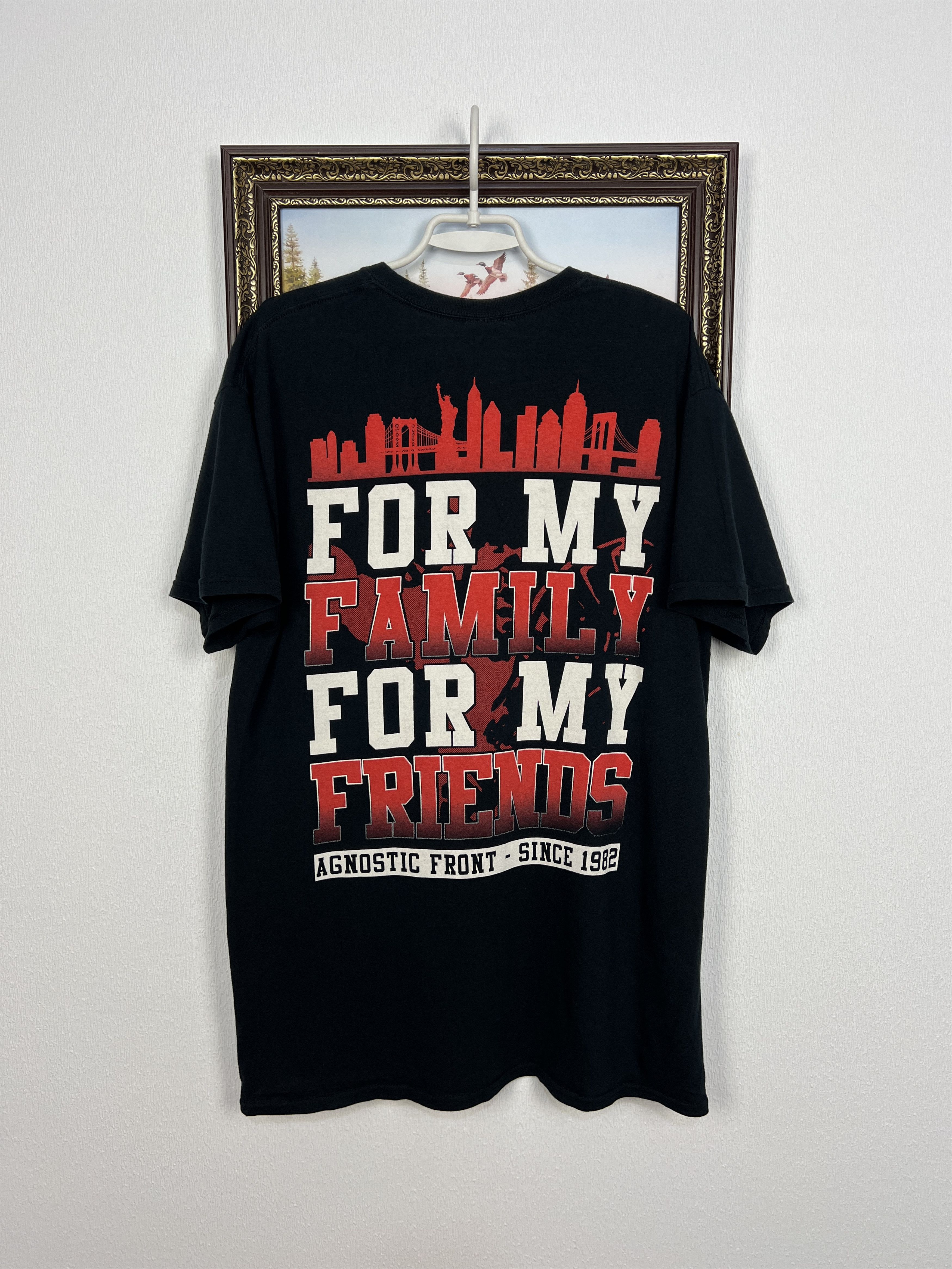 Vintage Vintage Agnostic Front Family Friends Hardcore Tour Shirt Size US L / EU 52-54 / 3 - 1 Thumbnail