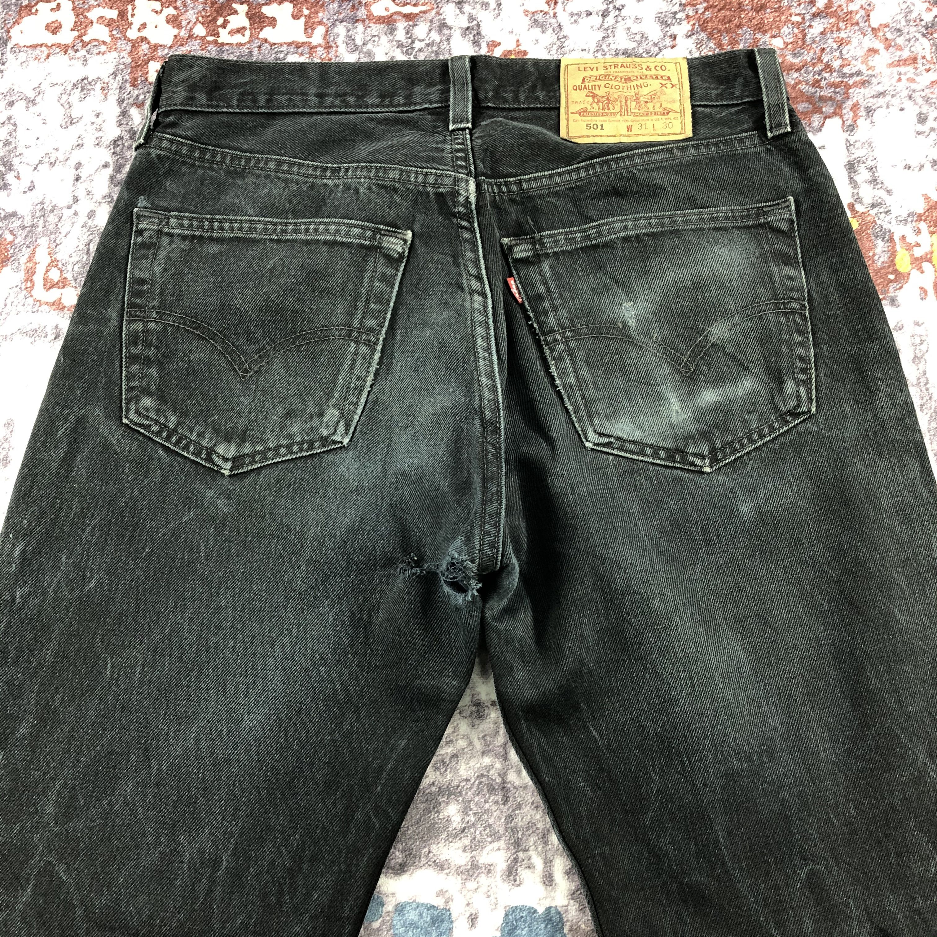Levi's × Vintage Vintage 90s Levis 501 Jeans-JM2276 Size US 31 - 4 Thumbnail