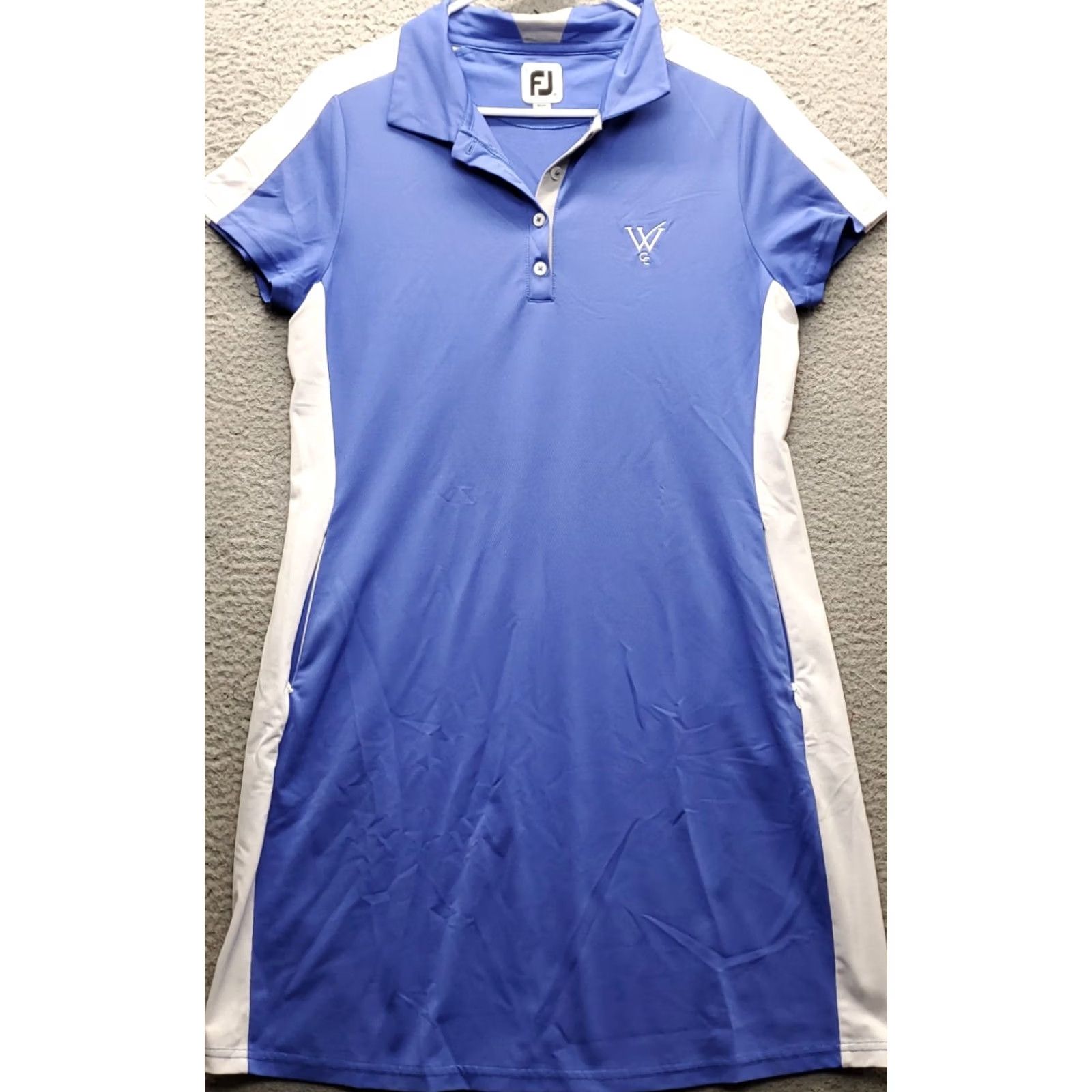 Footjoy FootJoy Womens Midi Dress Shirt Collared Pockets Stretch Multicolor M FootJoy Sports Dress Shirt Women Size M Size M / US 6-8 / IT 42-44 - 2 Thumbnail