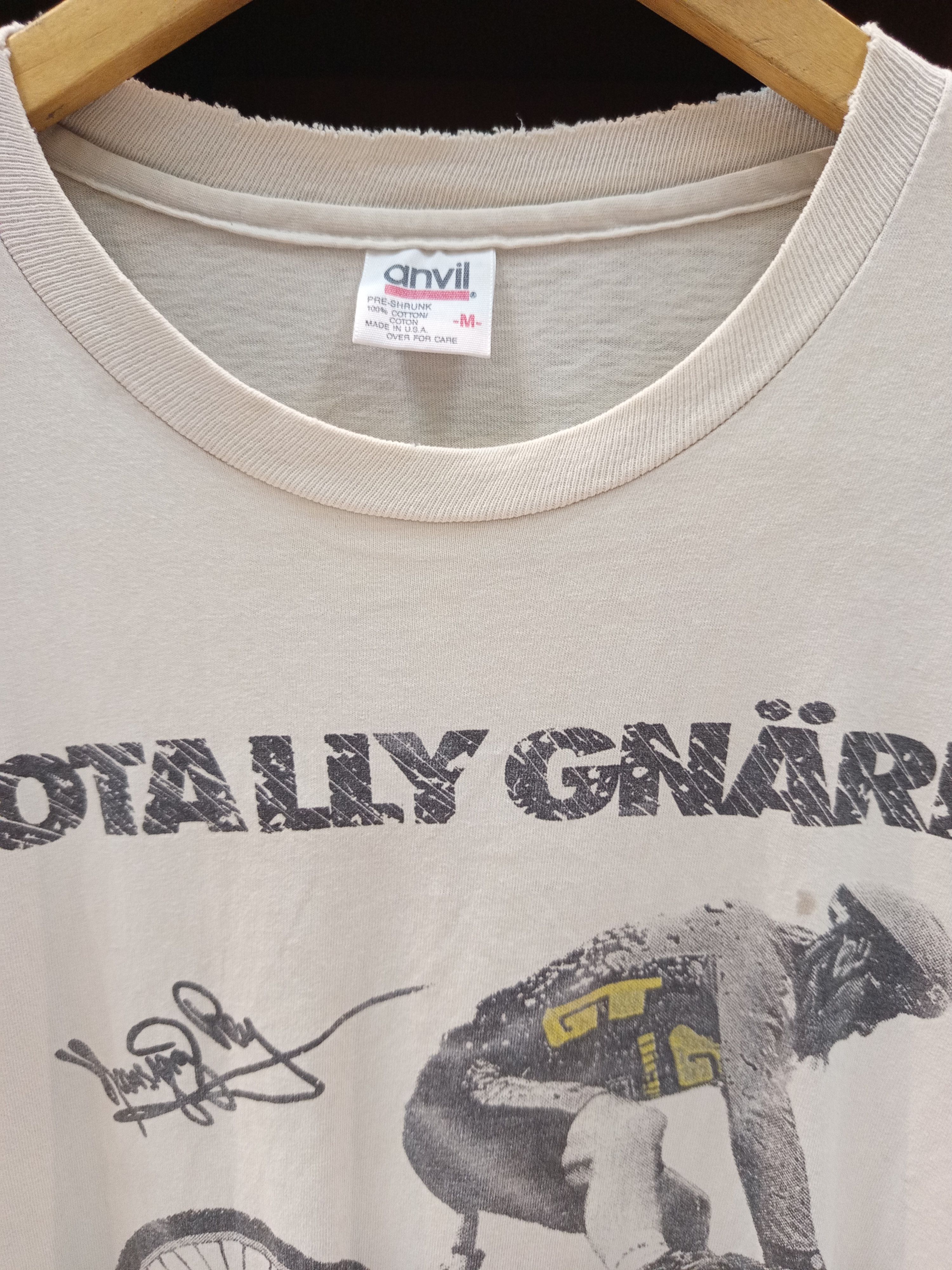 Vintage 1990s Team GT BMX Totally Gnarly T shirt Size US M / EU 48-50 / 2 - 5 Thumbnail