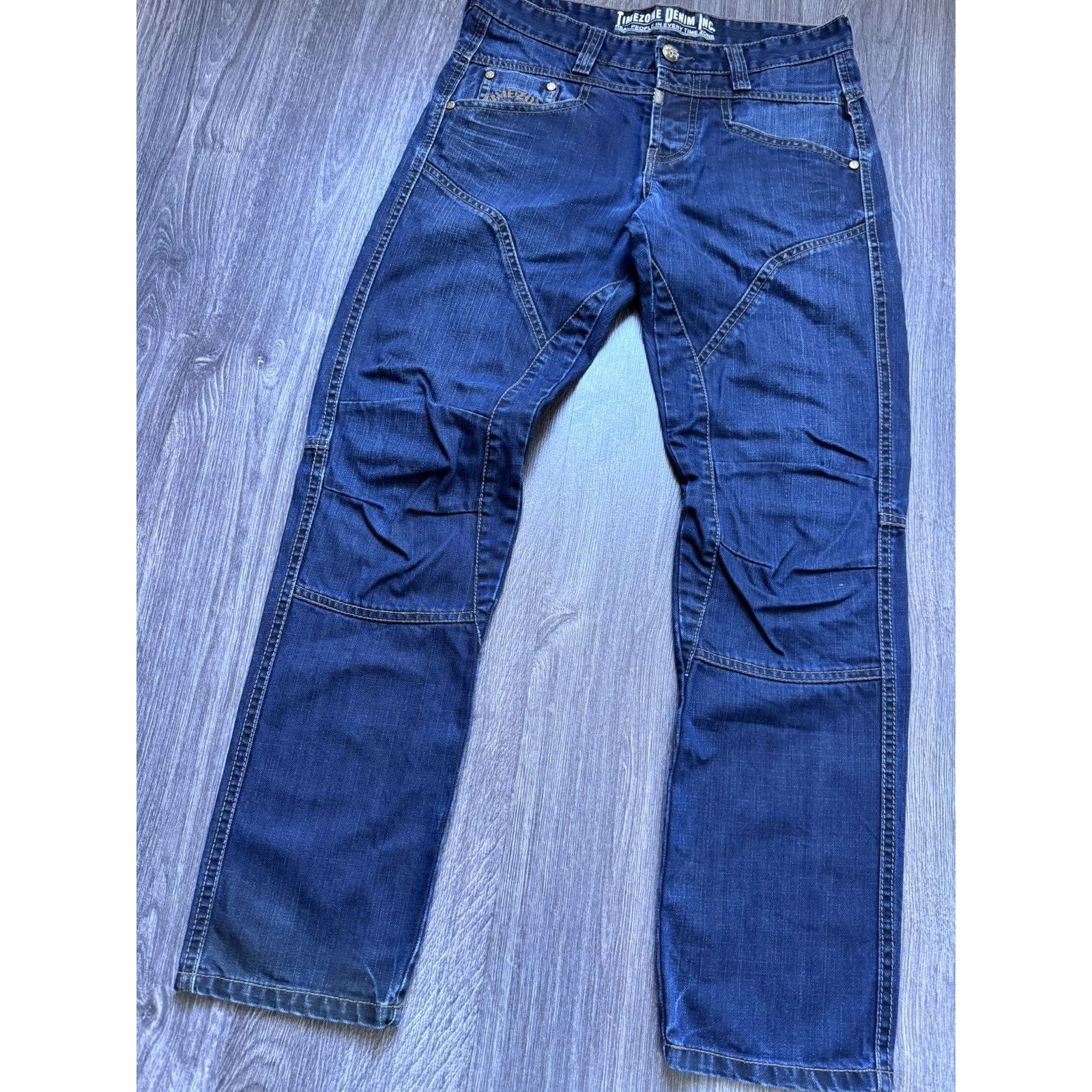 Japanese Brand Y2K G-Star Style Timezone Japanese Jeans Avant Garde Jeans Size US 32 / EU 48 - 3 Thumbnail