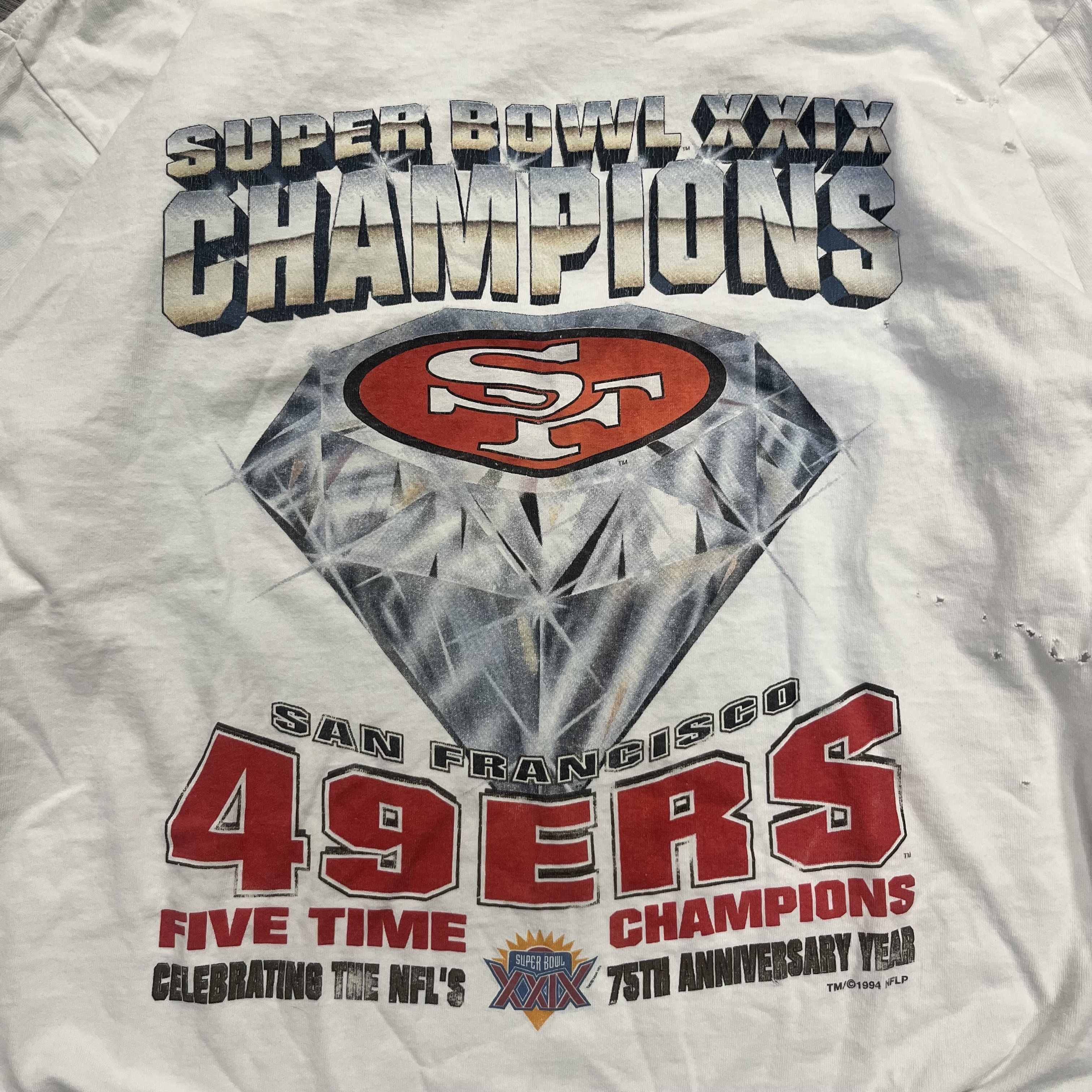 Sports Specialties × Starter VTG 1994 San Francisco Super Bowl Champs Tee Size US XL / EU 56 / 4 - 2 Thumbnail