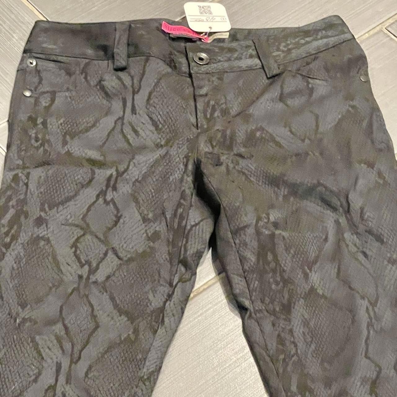 Designer Alice + olivia Women's Grey and Black Trousers Size 27" / US 4 / IT 40 - 1 Thumbnail