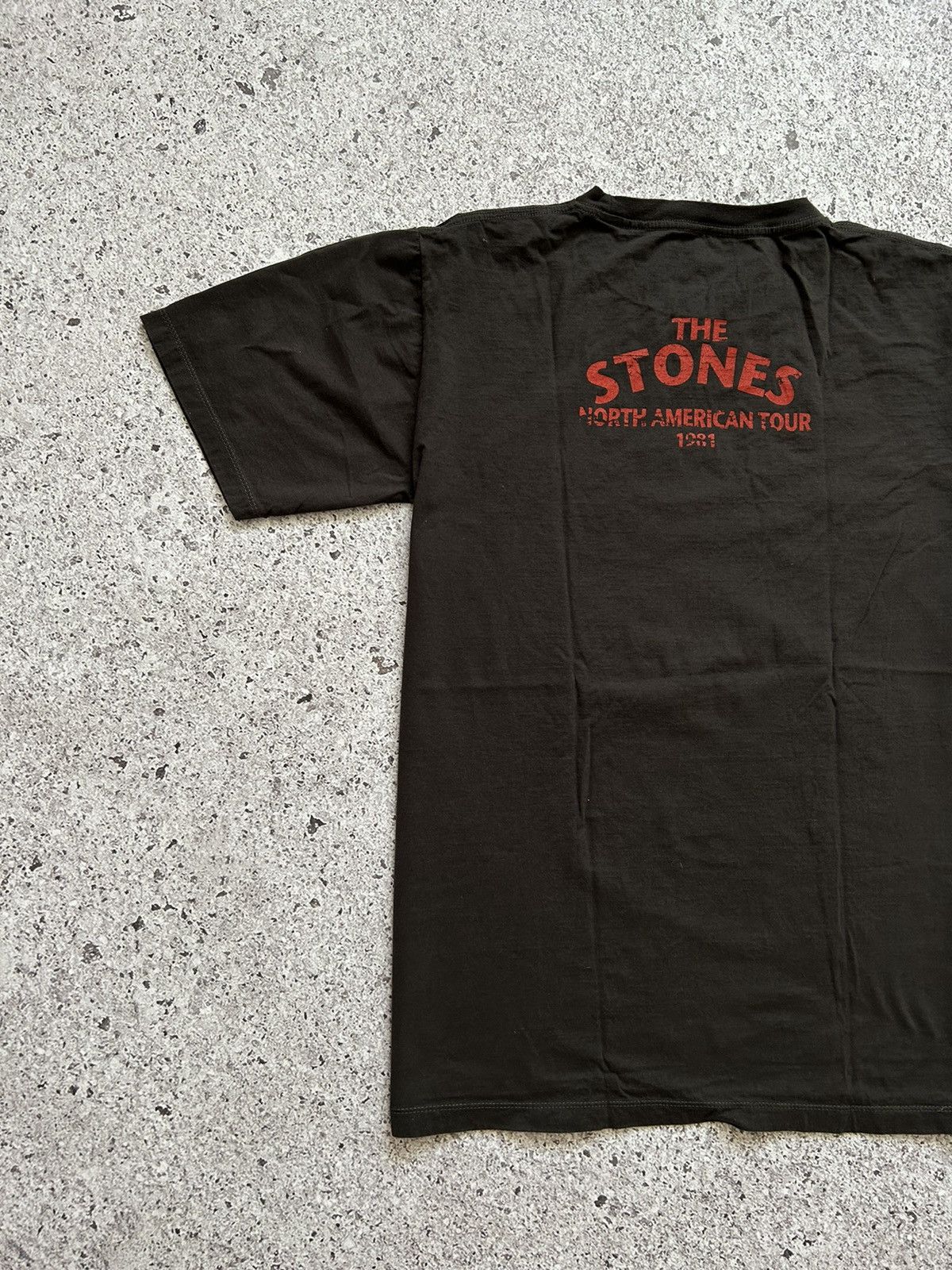 Band Tees × Vintage Vintage The Rolling Stones North American Tour 1981 T-Shirt Size US L / EU 52-54 / 3 - 5 Thumbnail