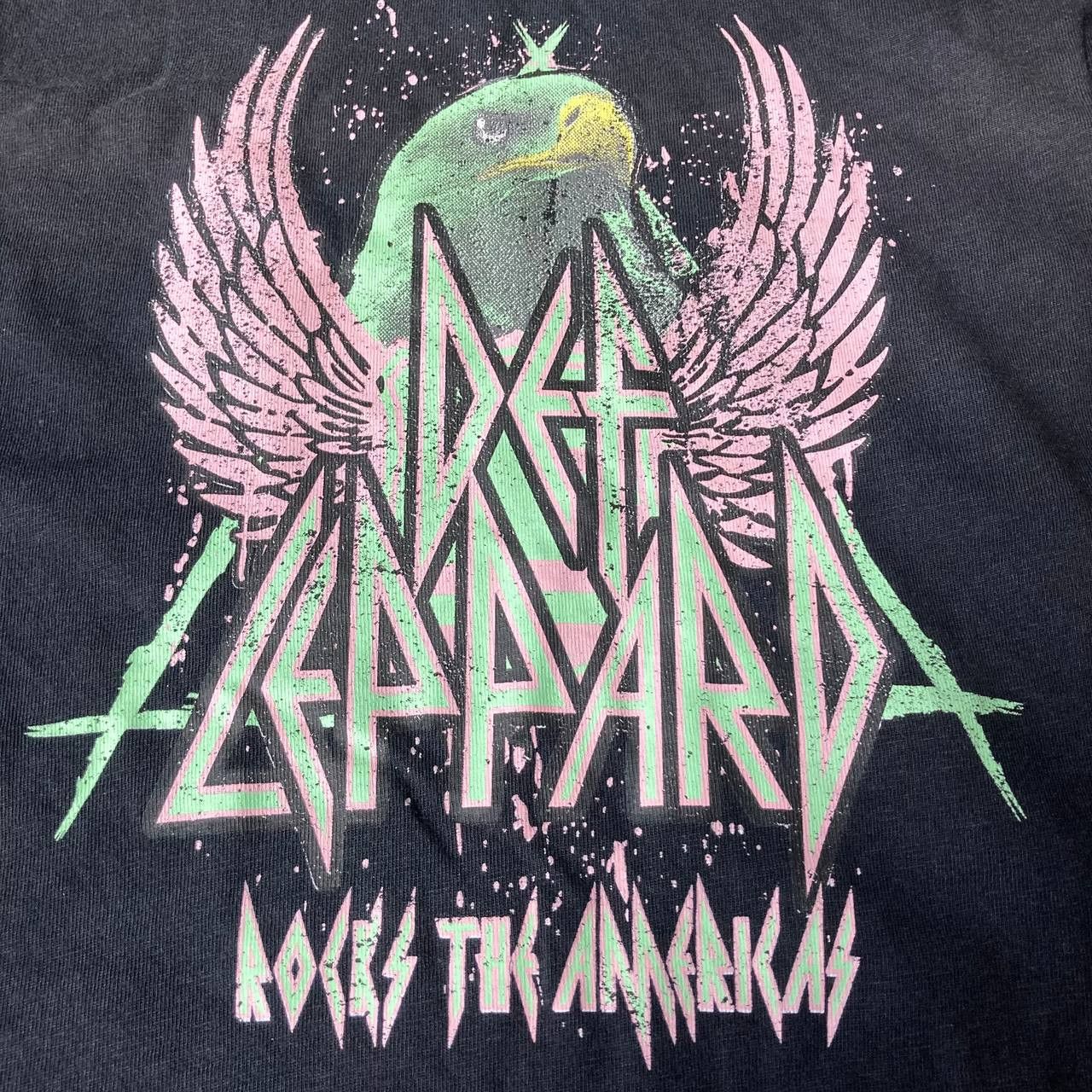 Band Tees Def Leppard Metal Rock Band Tour Boxy Oversized Tee Size US S / EU 44-46 / 1 - 2 Thumbnail