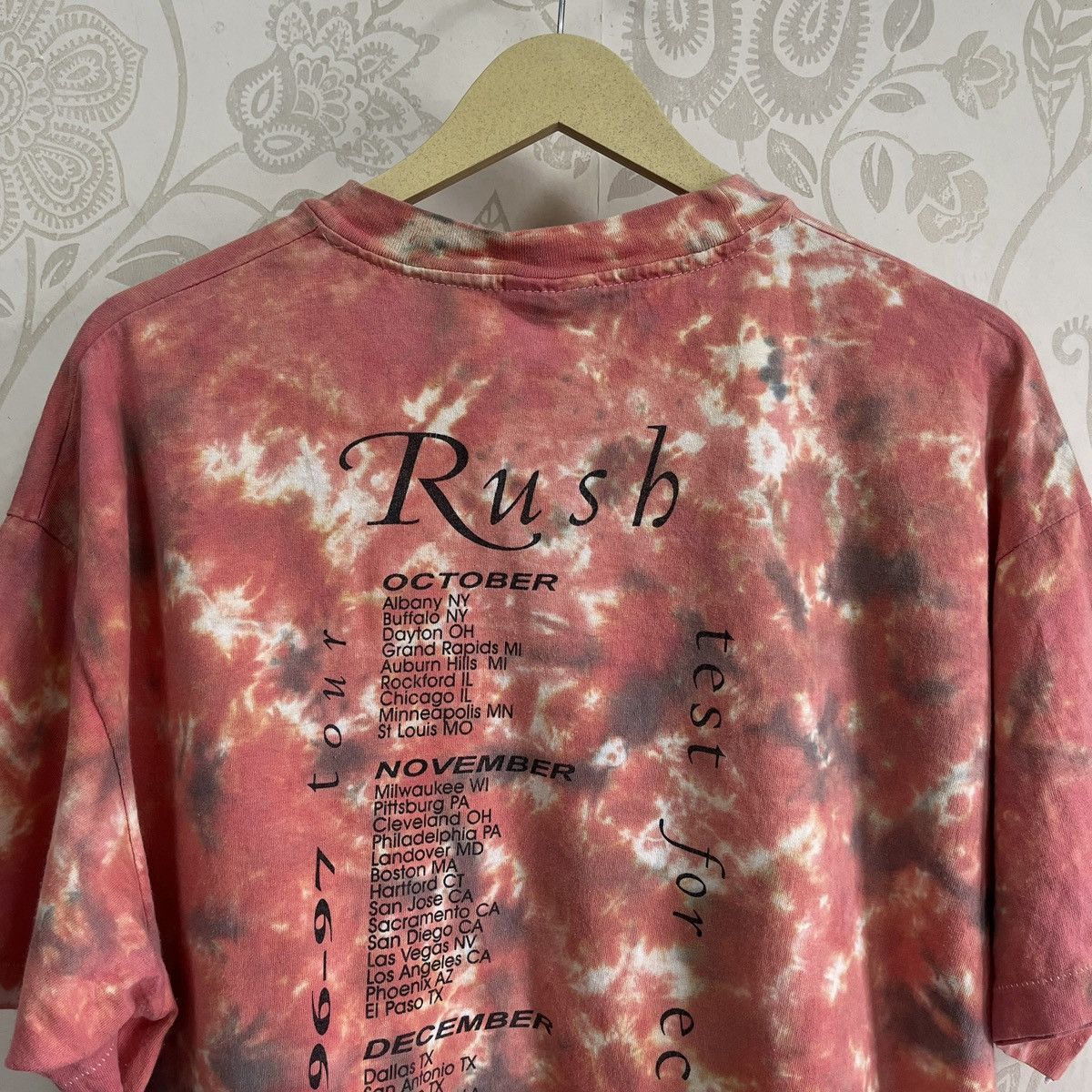 Vintage Tie Dye Vintage Rush Test For Echo 1996-1997 Tour Tees Size US XL / EU 56 / 4 - 21 Thumbnail