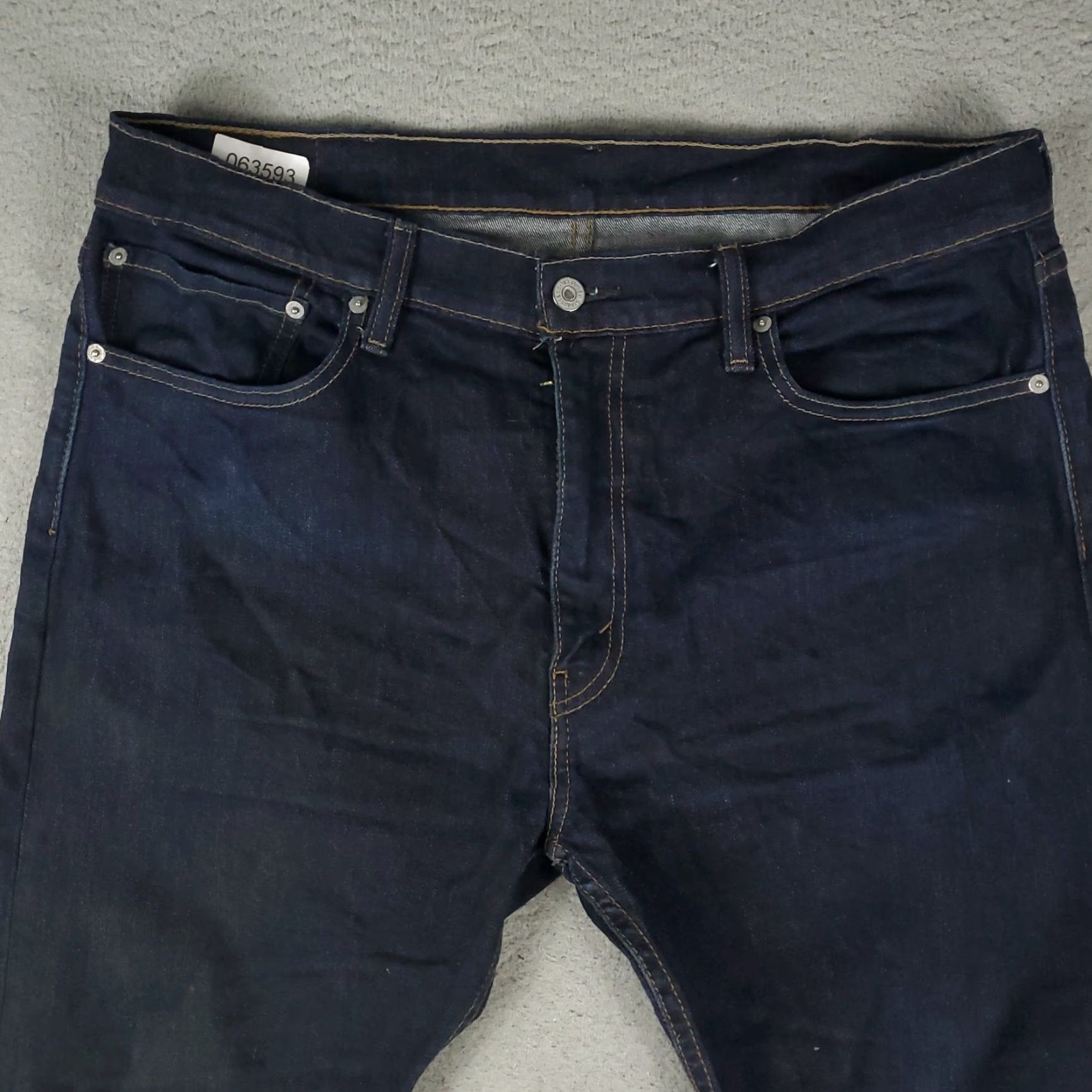 Levi's Levis 512 Jeans Mens 38x31 Blue Slim Taper Leg Denim Pants Size US 38 / EU 54 - 2 Thumbnail