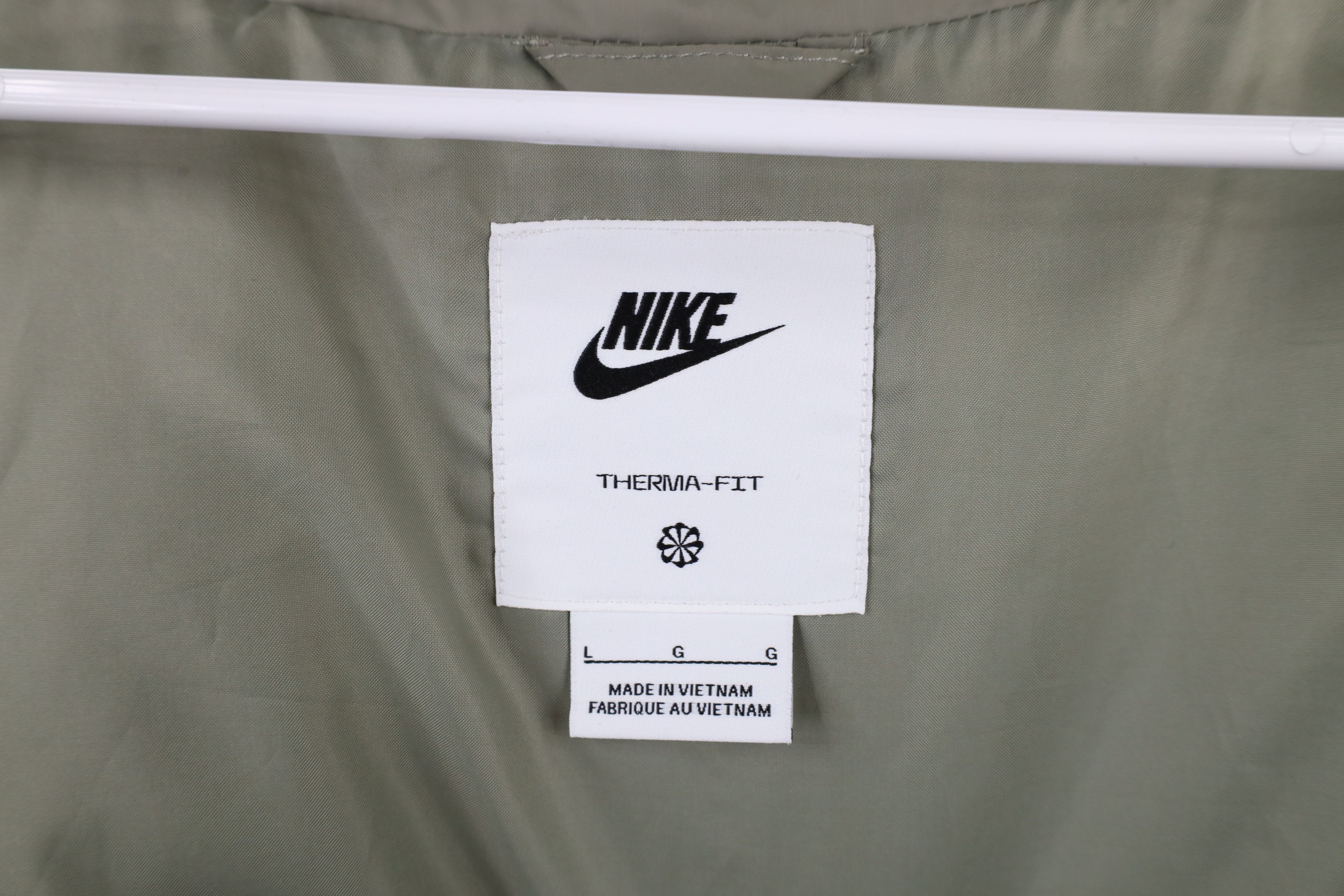 Nike × Vintage Nike Therma Fit Mini Swoosh Sleeveless Puffer Vest Jacket Size L / US 10 / IT 46 - 9 Thumbnail
