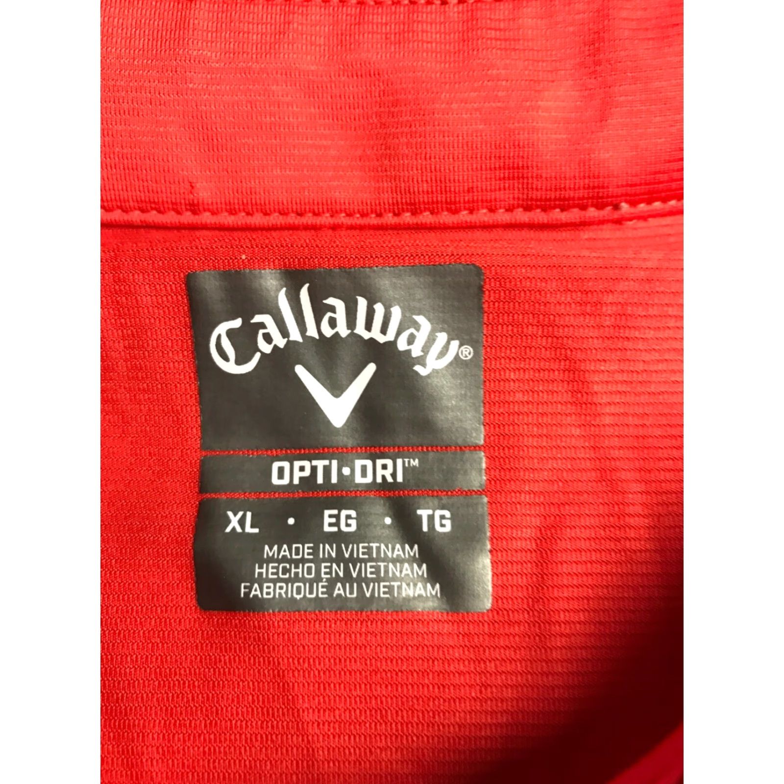 Callaway Callaway Polo, Men's XL, Orange, Opti-Dri Golf, Short Sleeve Shirt Size US XL / EU 56 / 4 - 7 Thumbnail