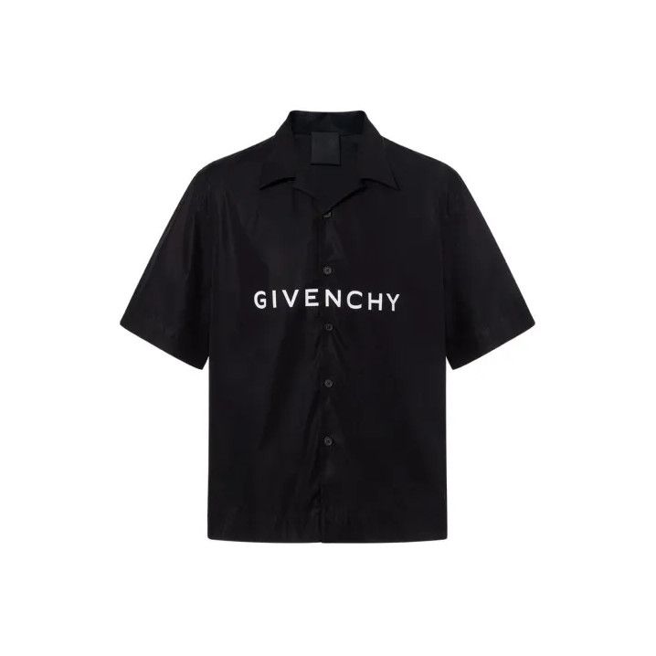 Givenchy Givenchy SS23 Logo Print Short Sleeve Shirt Size US XS / EU 42 / 0 - 1 Thumbnail