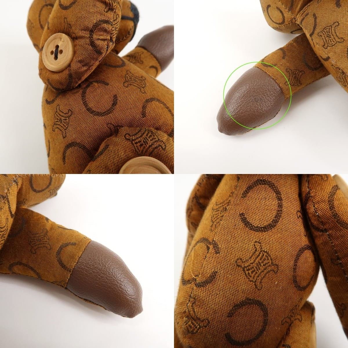 Celine Celine Brown Teddy Bear Size ONE SIZE - 6 Thumbnail
