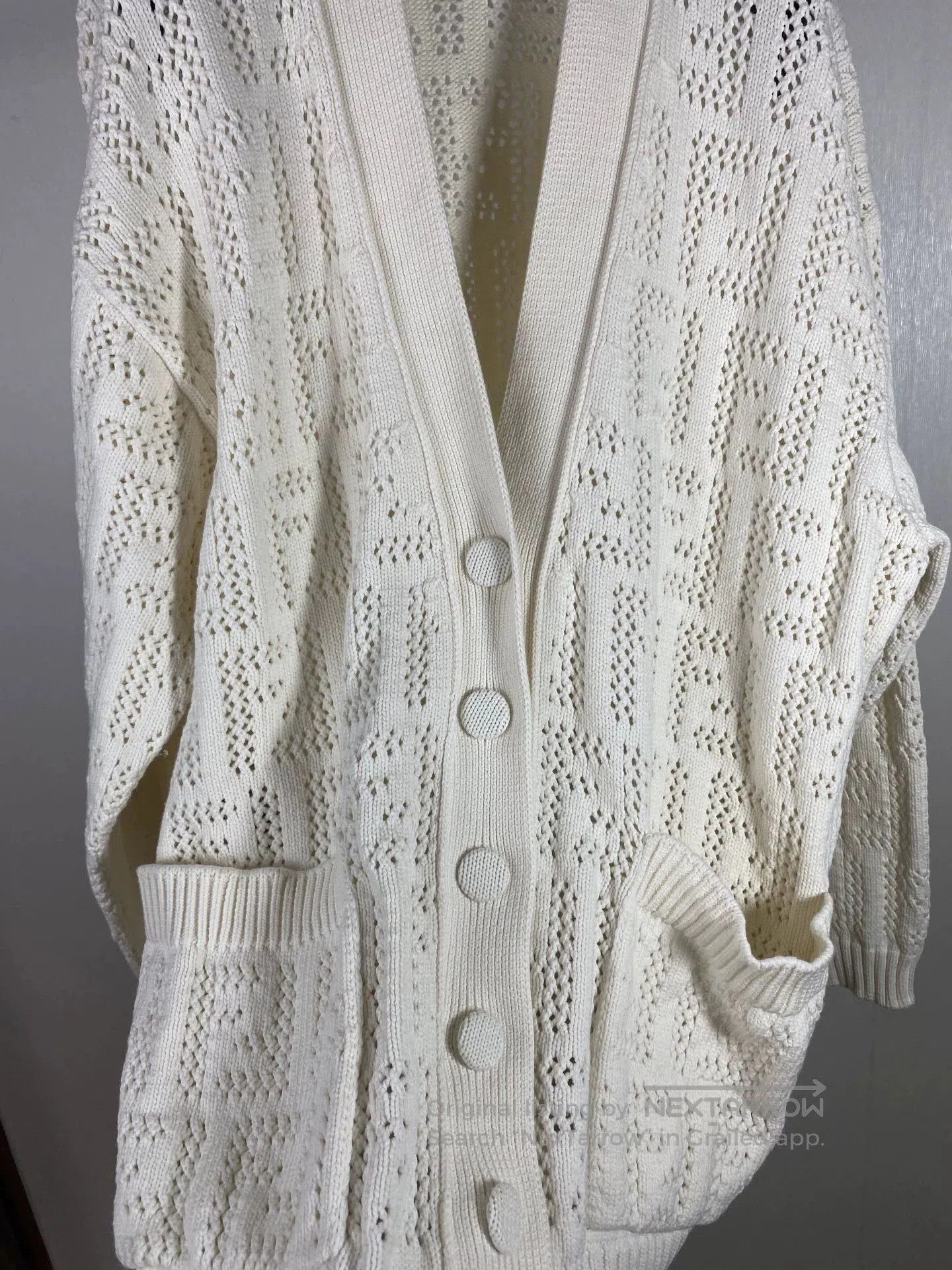 Fendi Fendi Perforated Logo Cardigan. Size US XL / EU 56 / 4 - 5 Thumbnail