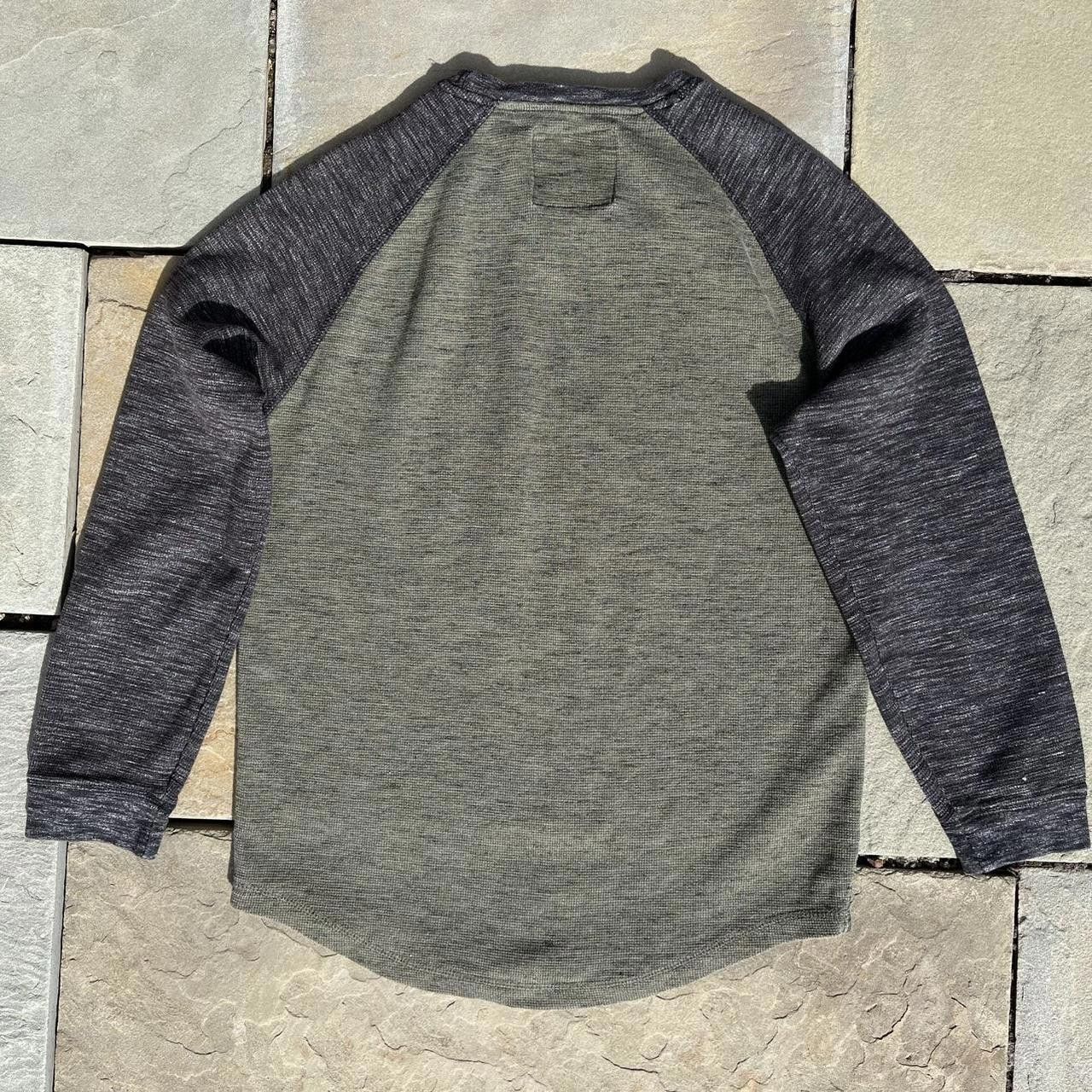 Other Olive Green and Dark Grey Heather Waffle Knit Thermal Size US L / EU 52-54 / 3 - 4 Thumbnail