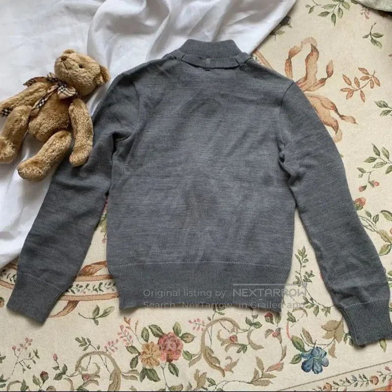 Burberry Burberry Gray Wool Women's Cardigan. Size M / US 6-8 / IT 42-44 - 7 Thumbnail