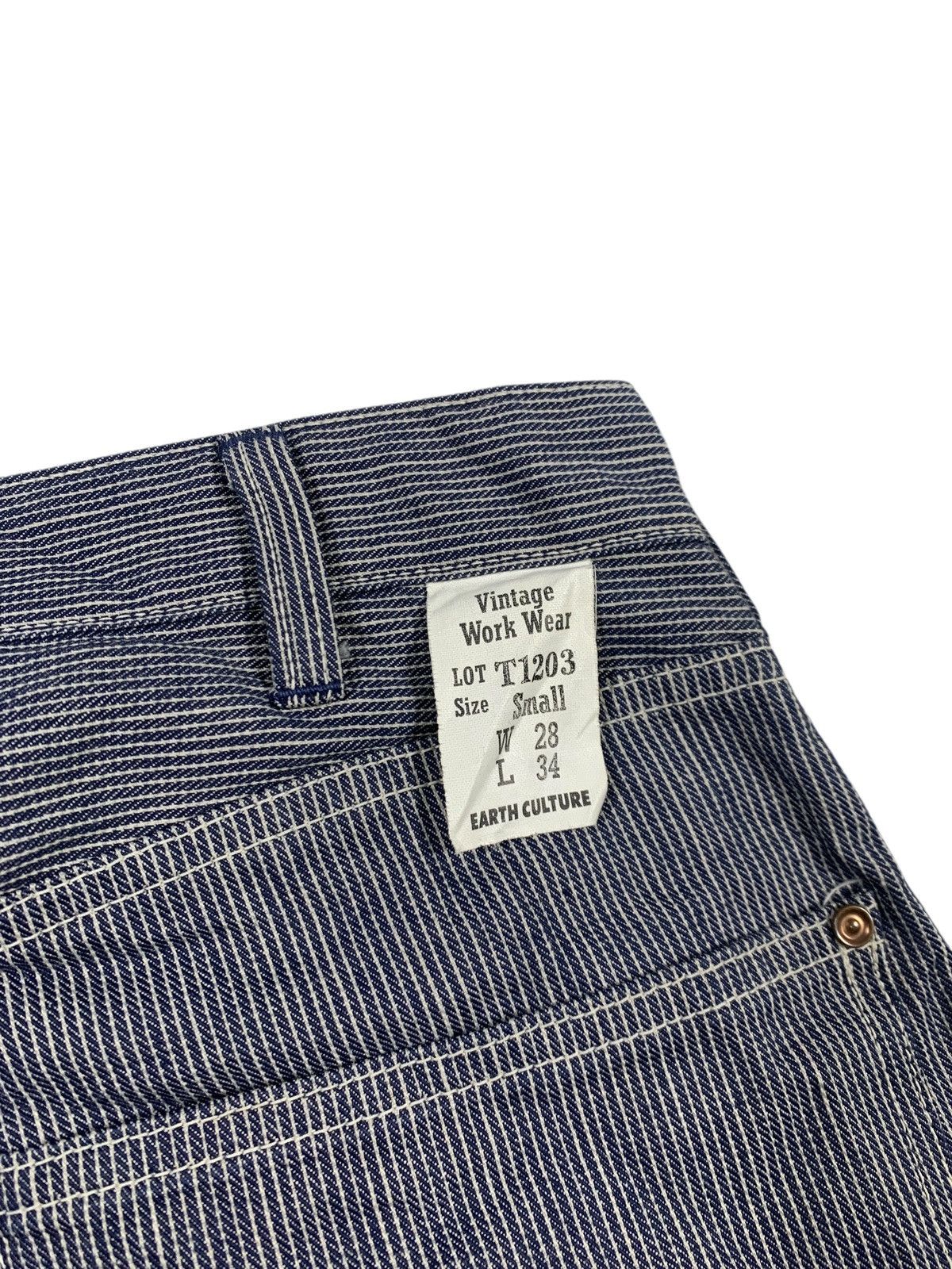 Japanese Brand Japanese brand Vintage work wear Hickory Pants Size US 30 / EU 46 - 5 Thumbnail