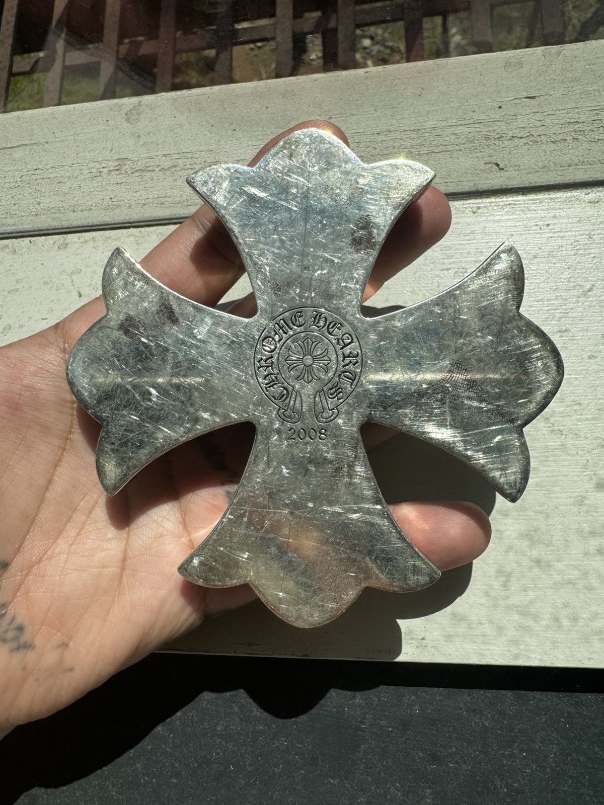 Chrome Hearts Silver Plus Paperweight Size ONE SIZE - 6 Thumbnail