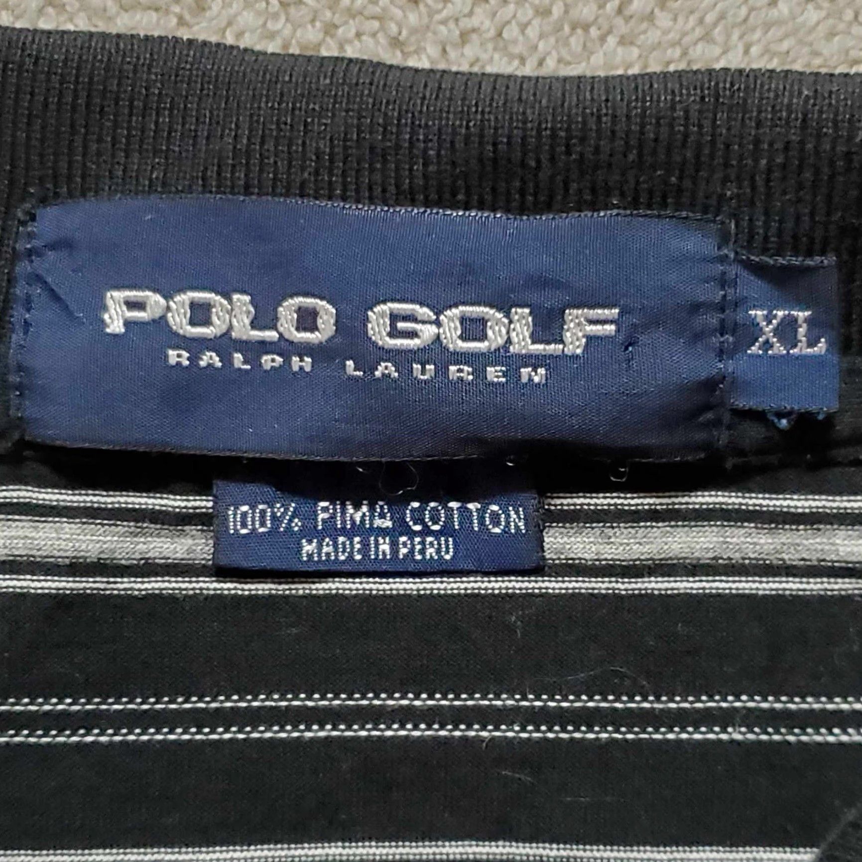 Ralph Lauren Polo Golf Ralph Lauren Polo Shirt Mens XL 100% Pima Cotton Striped Multicolor Size US XL / EU 56 / 4 - 2 Thumbnail