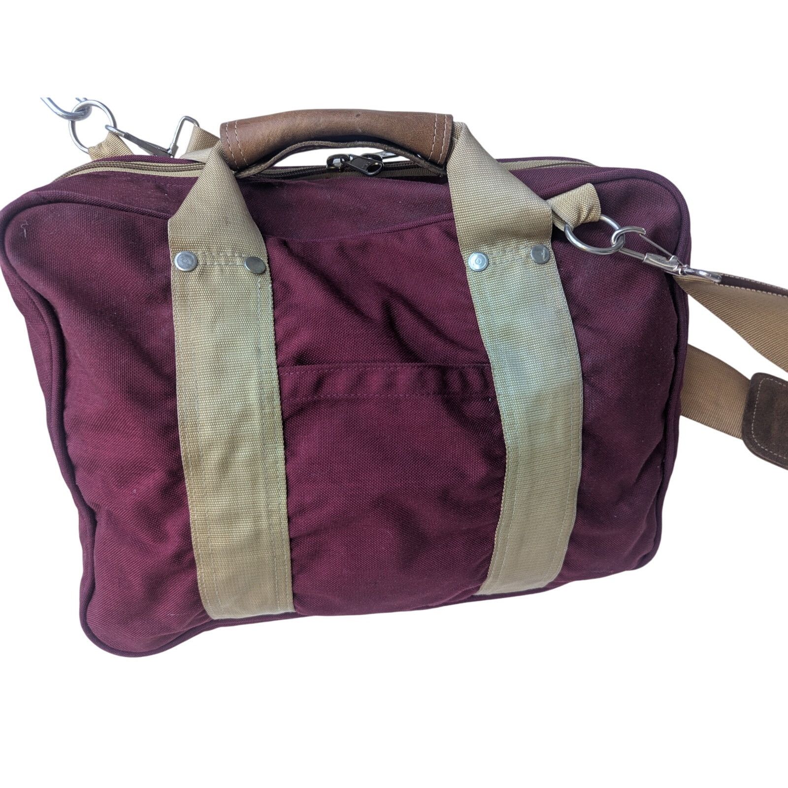 The North Face Northface Brown Label Briefcase/Messenger Bag [Maroon] Size ONE SIZE - 8 Thumbnail
