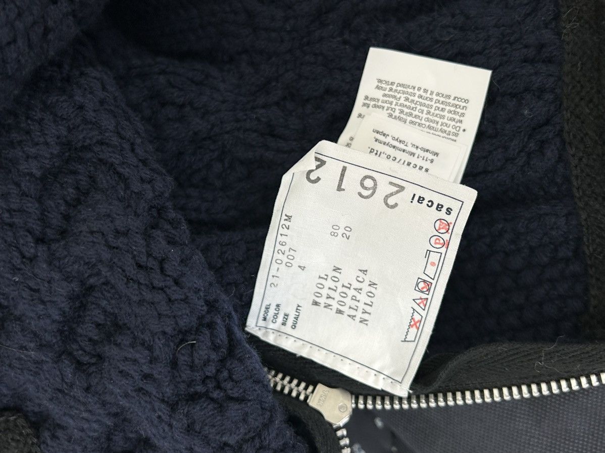 Sacai Sacai cut and sew paneled sweater Size US L / EU 52-54 / 3 - 5 Thumbnail