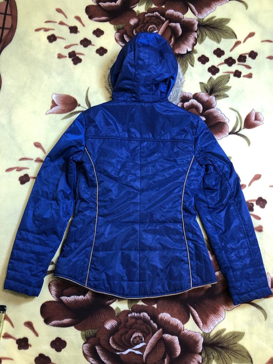 Guess VINTAGE GUESS Blue Hooded Puffer Jacket Size M / US 6-8 / IT 42-44 - 15 Thumbnail