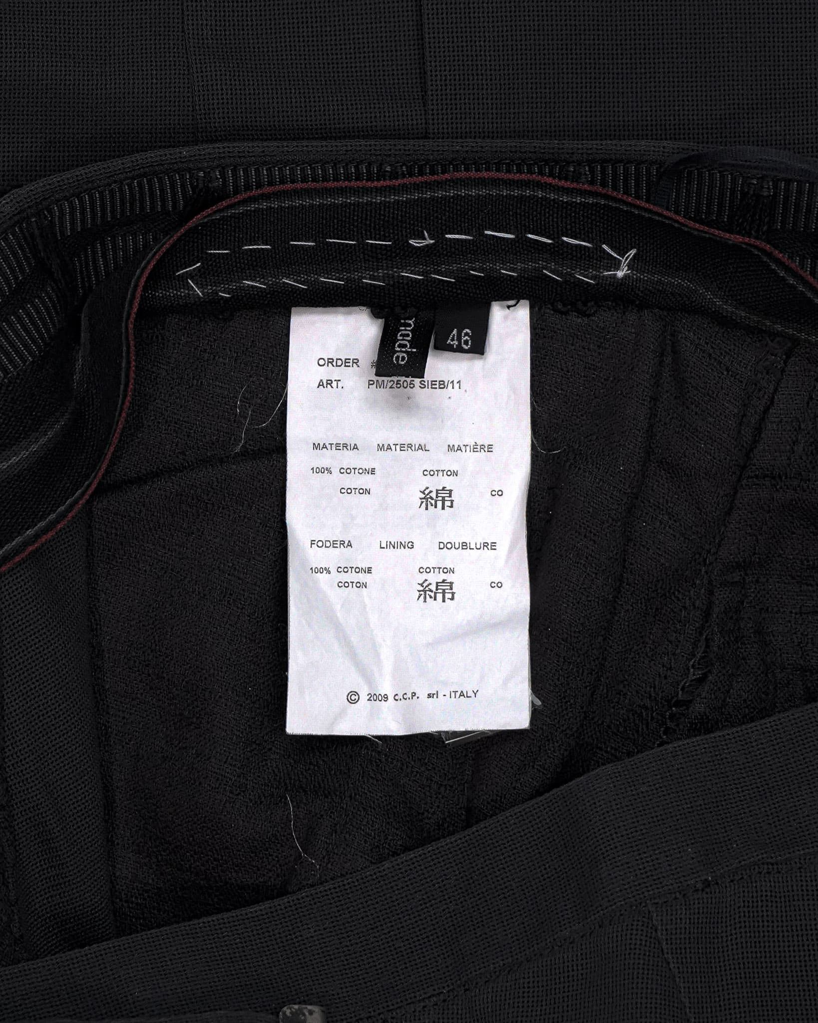 Carol Christian Poell Carol Christian Poell Asymmetrical Breadstick Trousers Size US 30 / EU 46 - 7 Thumbnail