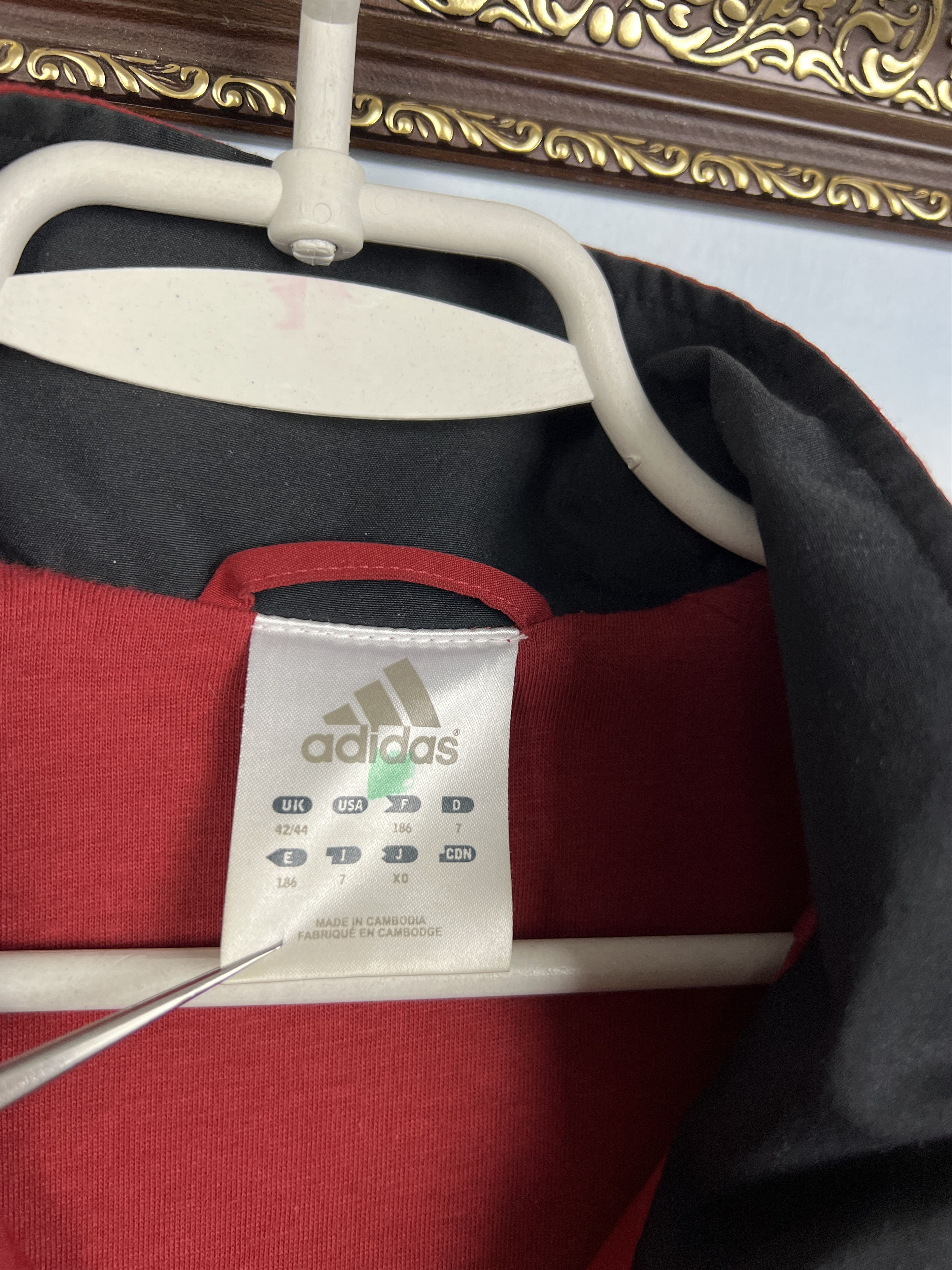 Adidas Germany Football Jacket Mercedes Player Issue Track Top Size US L / EU 52-54 / 3 - 7 Thumbnail