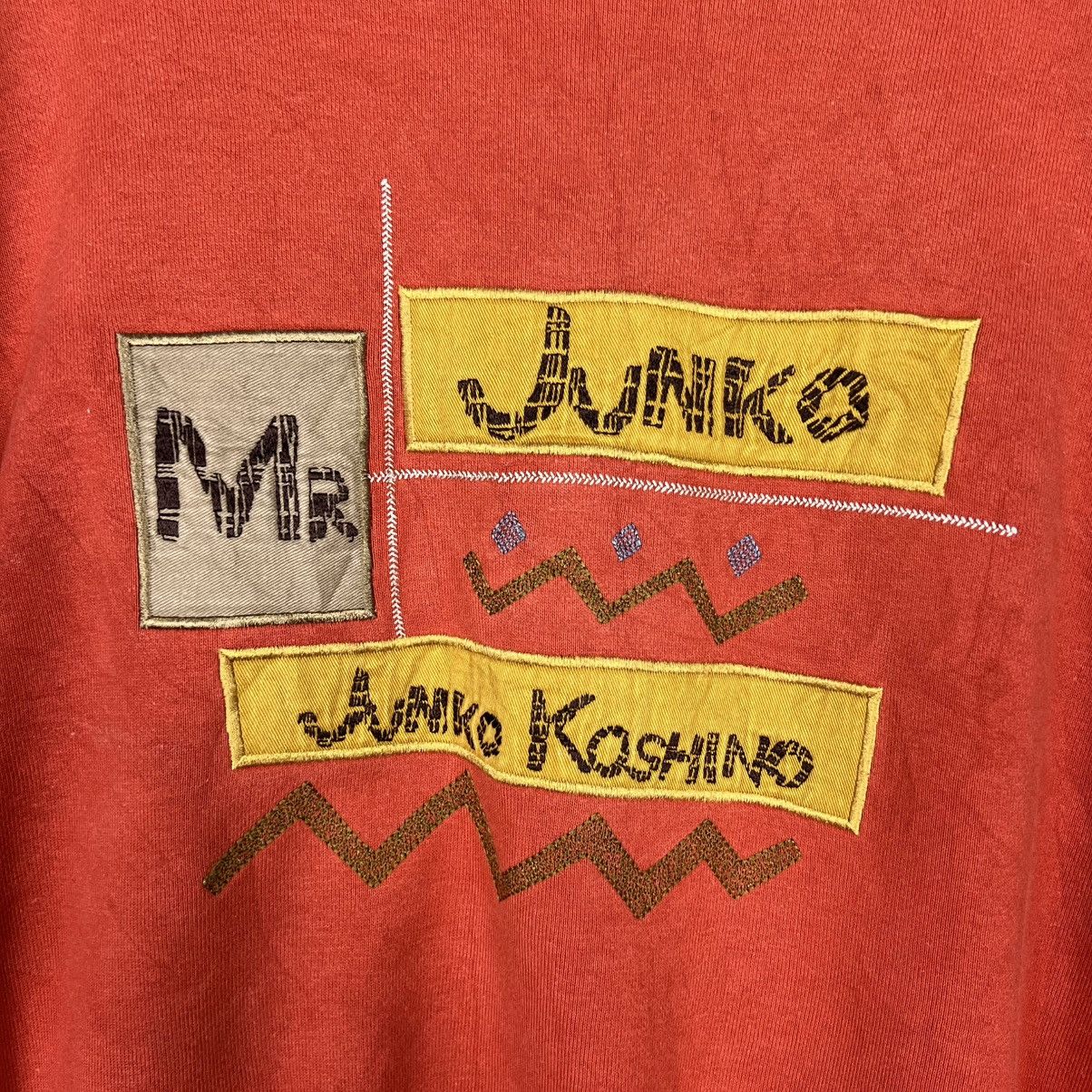 Mr. Junko Vintage 90s MR. JUNKO KOSHINO Crewneck Sweatshirt #4279-C194 Size US L / EU 52-54 / 3 - 3 Thumbnail