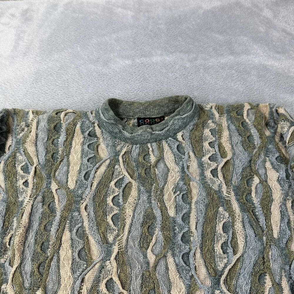 Coogi Coogi Australia Green Knit Sweater Men's Size L Size US L / EU 52-54 / 3 - 5 Thumbnail