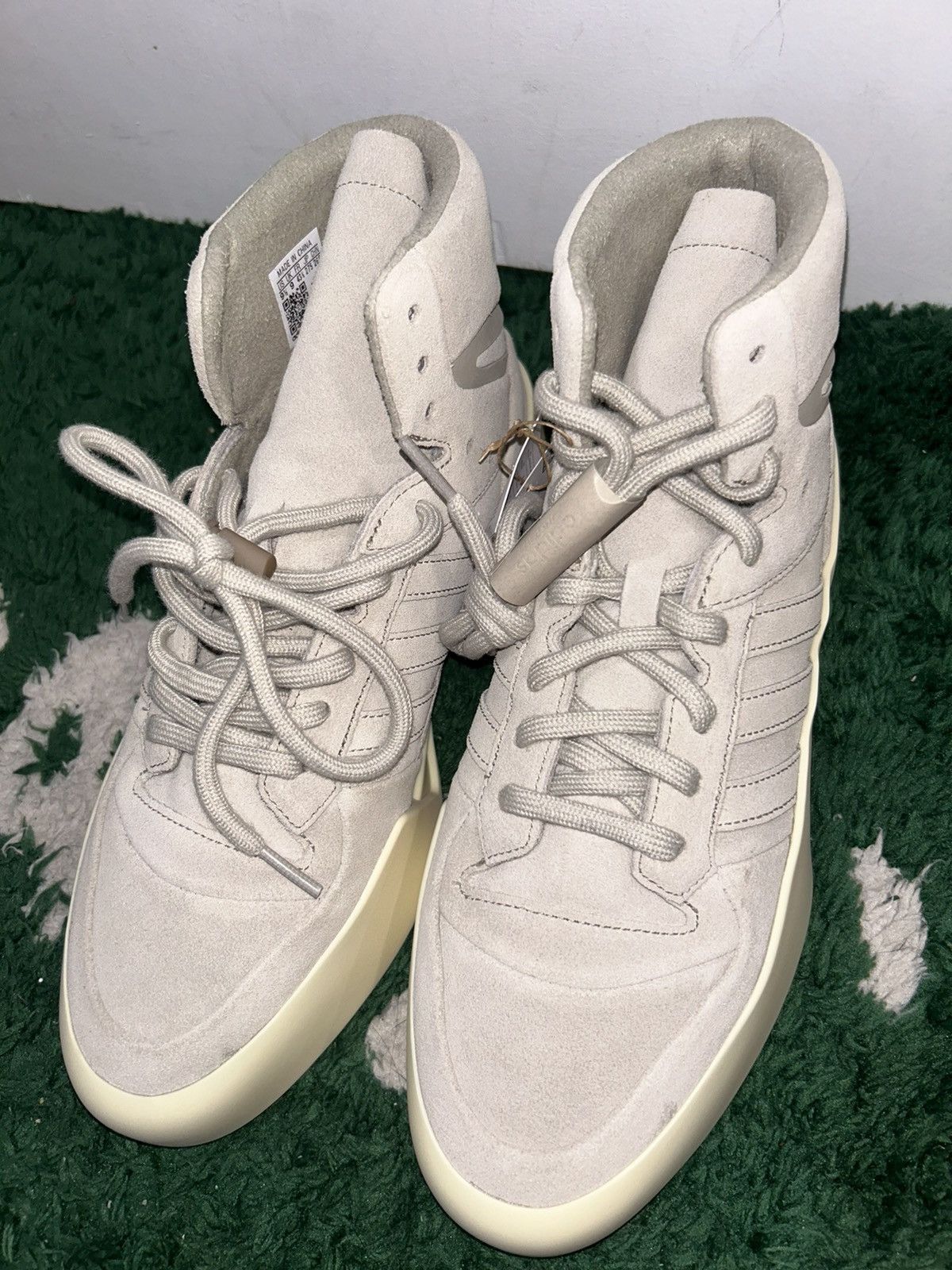 Adidas × Fear of God Size 9.5 - adidas Fear of God Athletics x '86 High Sesame Size US 9.5 / EU 42-43 - 4 Thumbnail