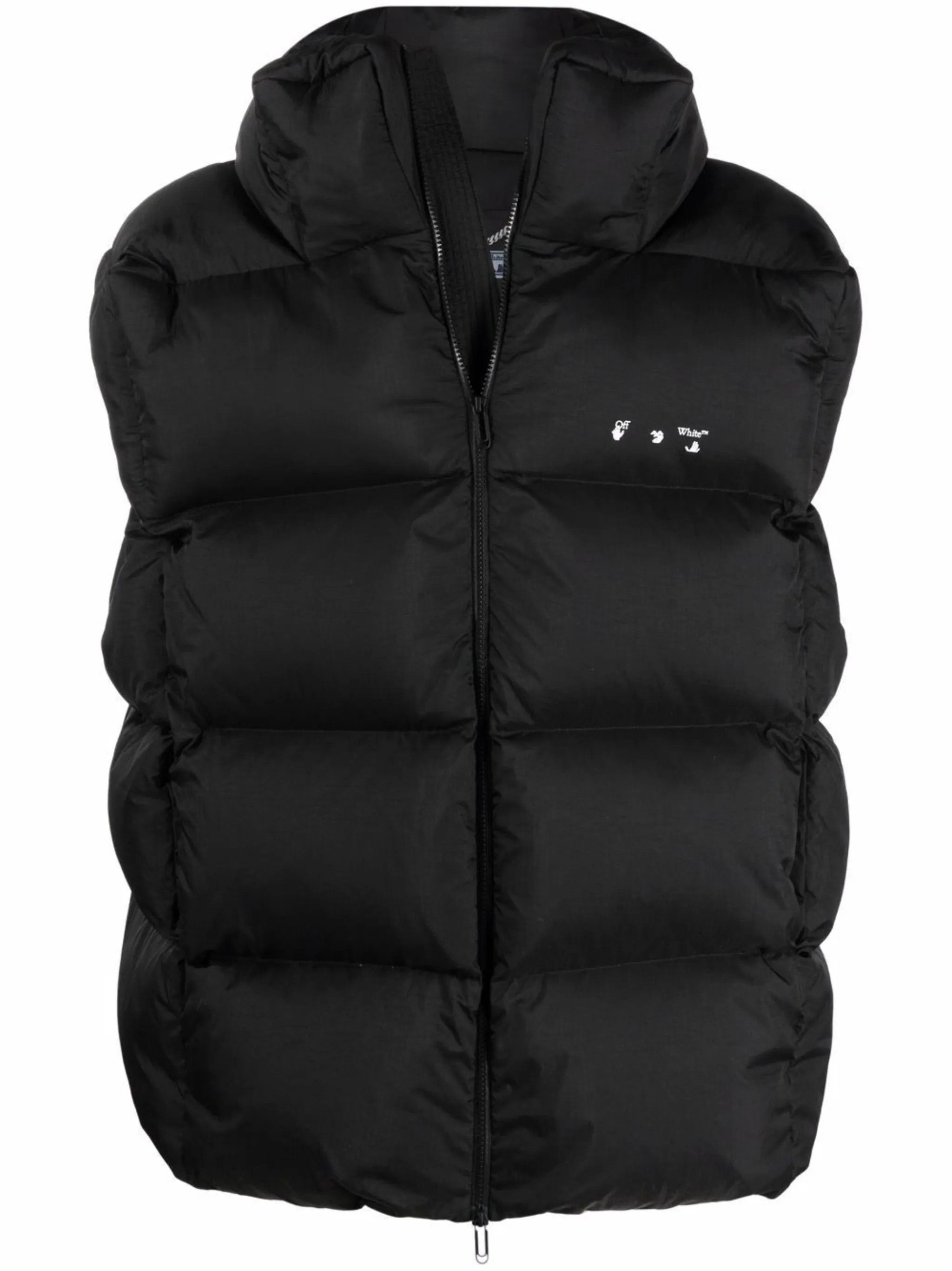 Off-White o1y0225 Shell Vest in Black Size US M / EU 48-50 / 2 - 1 Thumbnail