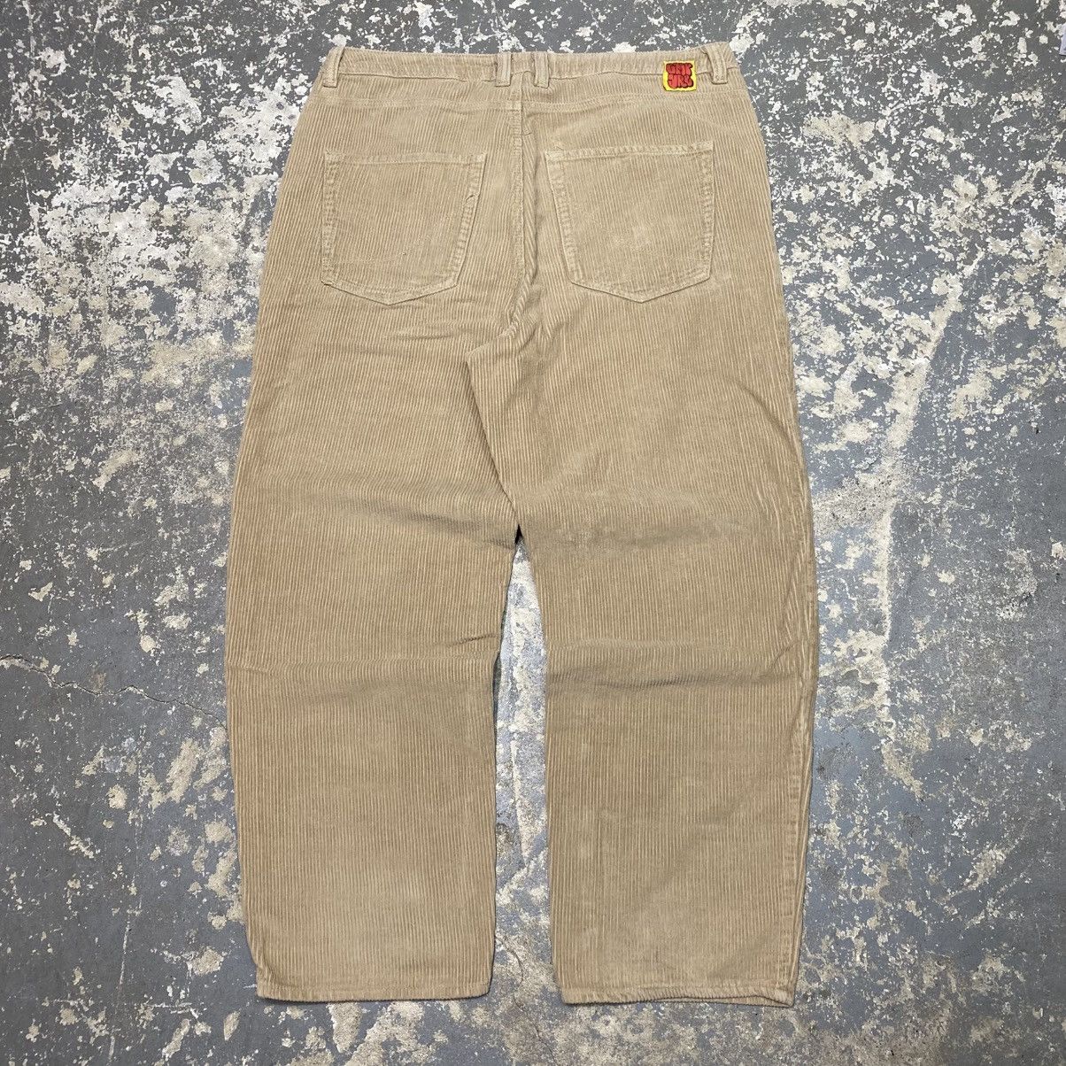 Empyre Vintage Empyre Thick Corduroy Tan Baggy Y2k Pants Size US 39 - 1 Thumbnail