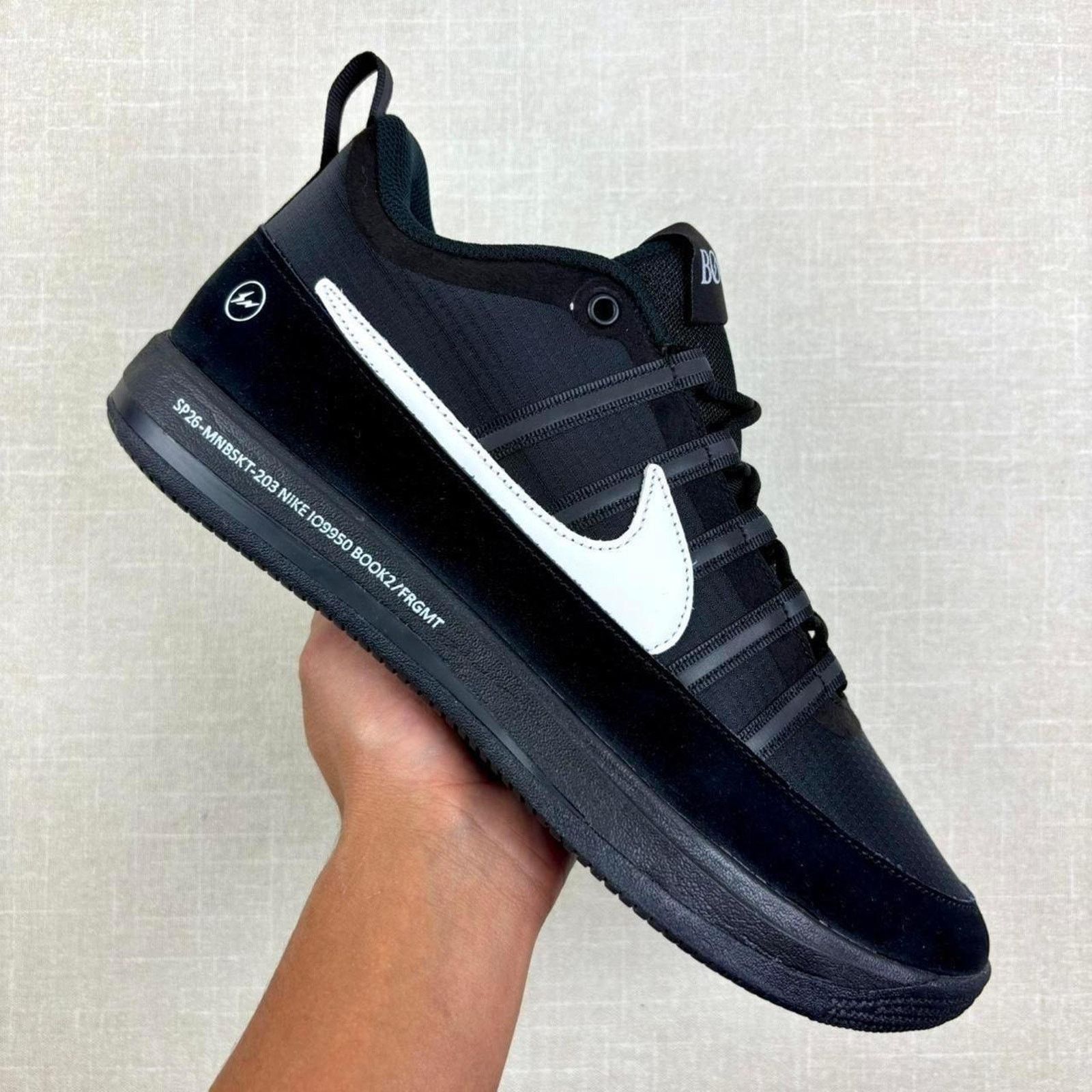 Nike ⚡️ Fragment x Nike Book 2 “Black” 7M Size US 7 / EU 40 - 1 Thumbnail