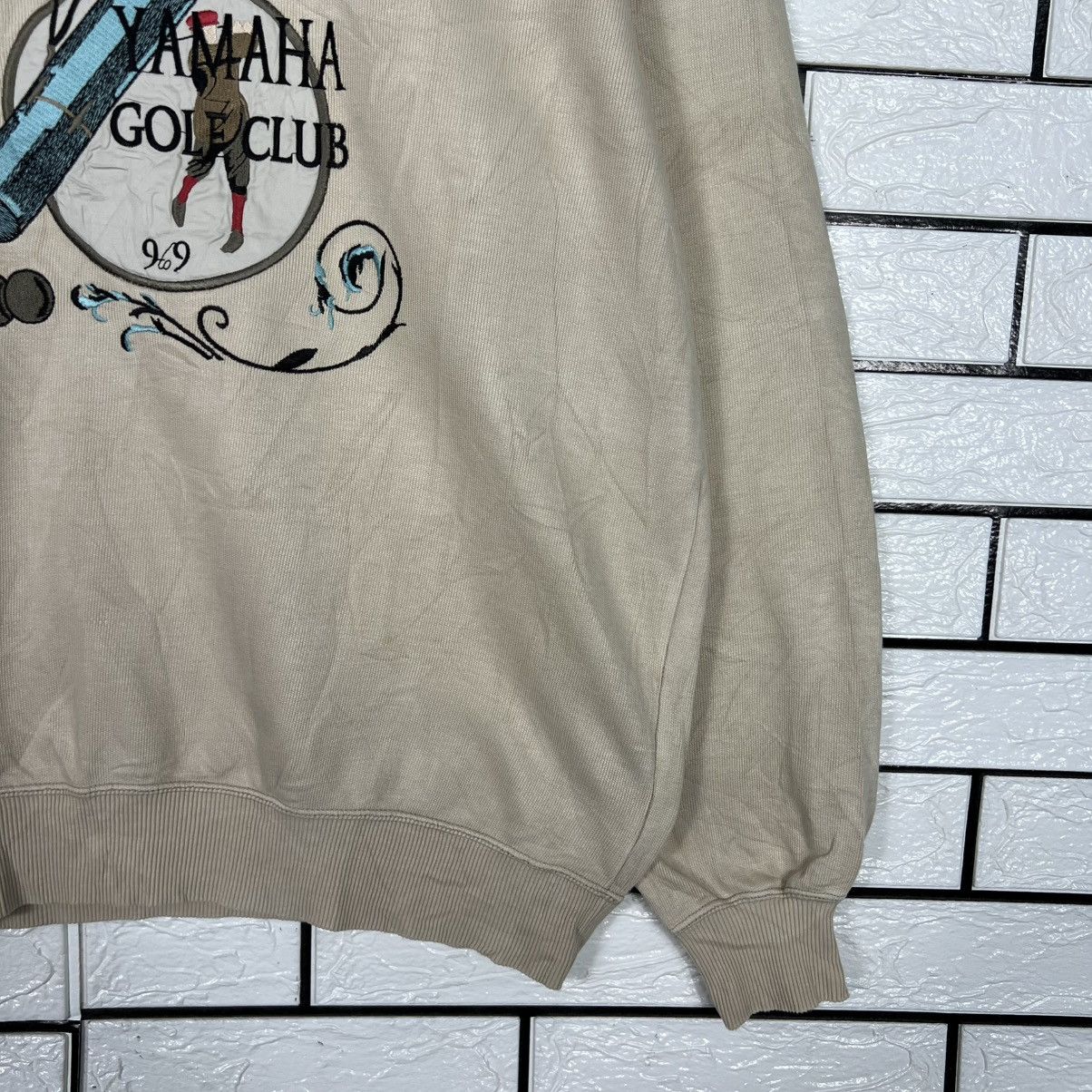 Yamaha Vintage 90's YAMAHA Golfing Outfit Sweatshirt #4305-C195 Size US M / EU 48-50 / 2 - 7 Thumbnail