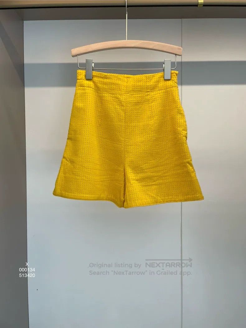 Fendi Fendi Yellow casual shorts Size 25" / US 0 / IT 36 - 1 Thumbnail