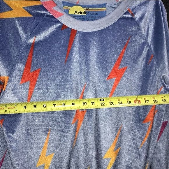 Aviator Nation Aviator Nation Blue Lightning Bolt Sweatshirt Size M / US 6-8 / IT 42-44 - 7 Thumbnail