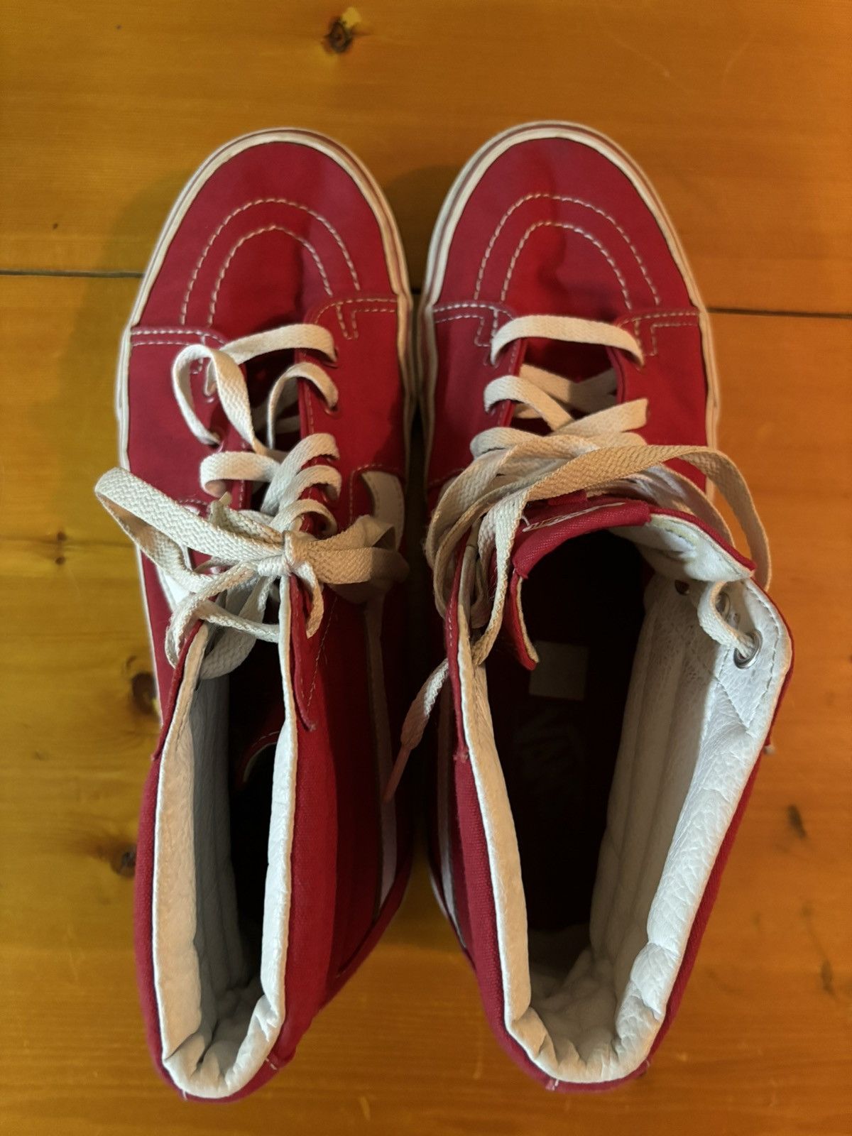 Vans 🔥 Vans Skate Hi Red Size US 9.5 / EU 42-43 - 6 Thumbnail