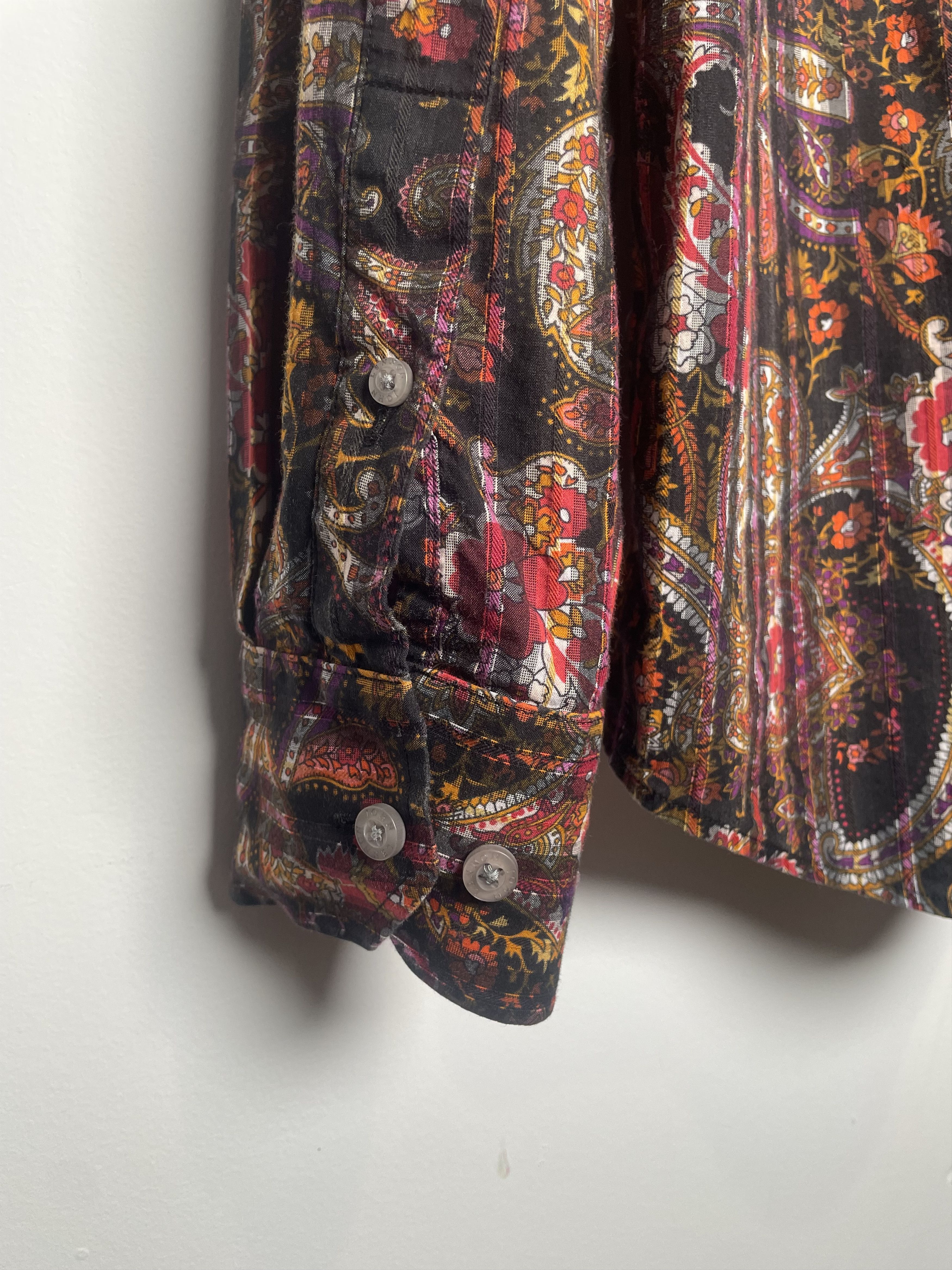 Other 🎸 John Lennon Psychedelic Paisley Striped Shirt - Tagged M Size US M / EU 48-50 / 2 - 6 Thumbnail