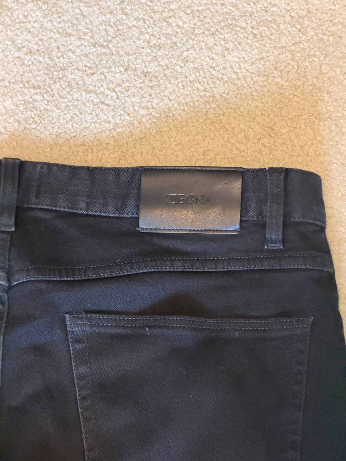 Z Zegna Zegna Black Slim Jeans Size US 32 / EU 48 - 3 Thumbnail