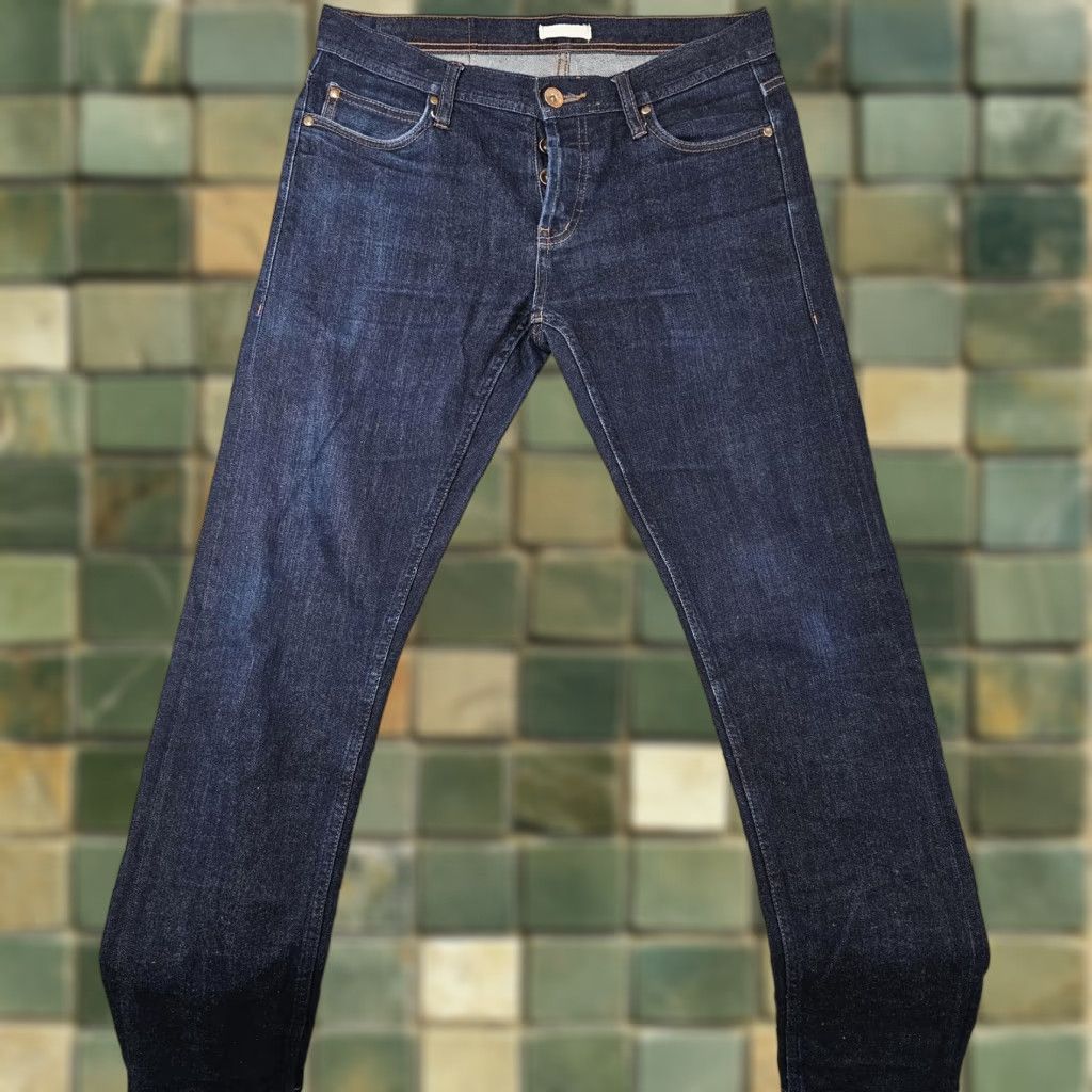 The Unbranded Brand UB422 Jeans Mens 32x30 Tight Fit 11oz Selvedge Raw Blue The Unbranded Brand Jeans Slim 5-Pocket Button Fly Denim Outdoors Mens Size US 32 / EU 48 - 1 Thumbnail