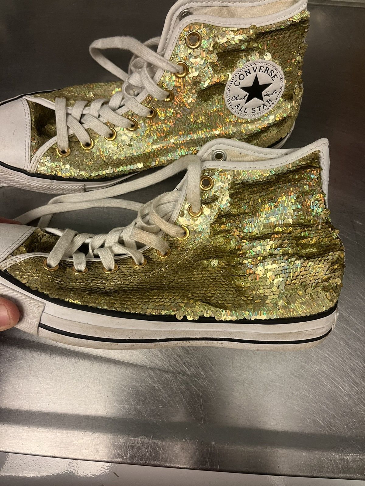 Converse Chuck Taylor All Star high-tops gold 10.5 Size US 10.5 / IT 40.5 - 3 Thumbnail