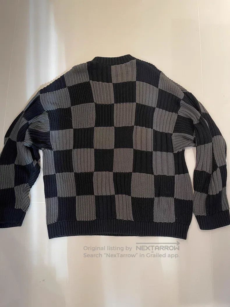 Balenciaga Balenciaga Checkered Knit Sweater Size US S / EU 44-46 / 1 - 2 Thumbnail