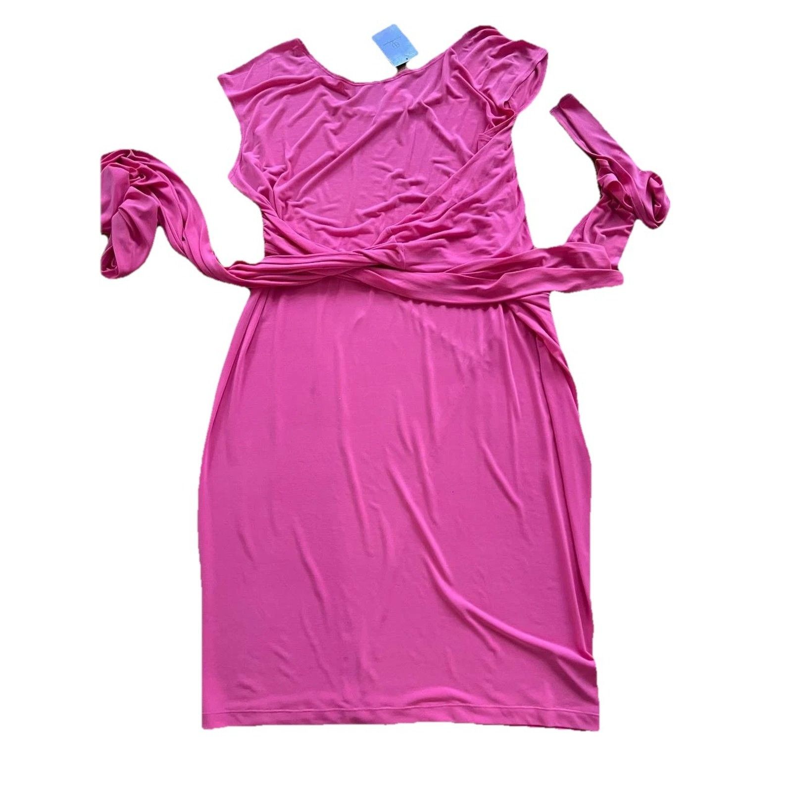 & Other Stories Hot in Hollywood Womens 2X Maxi Pink Cap Sleeve A001844 Size XXL / US 16-18 / IT 52-54 - 10 Thumbnail